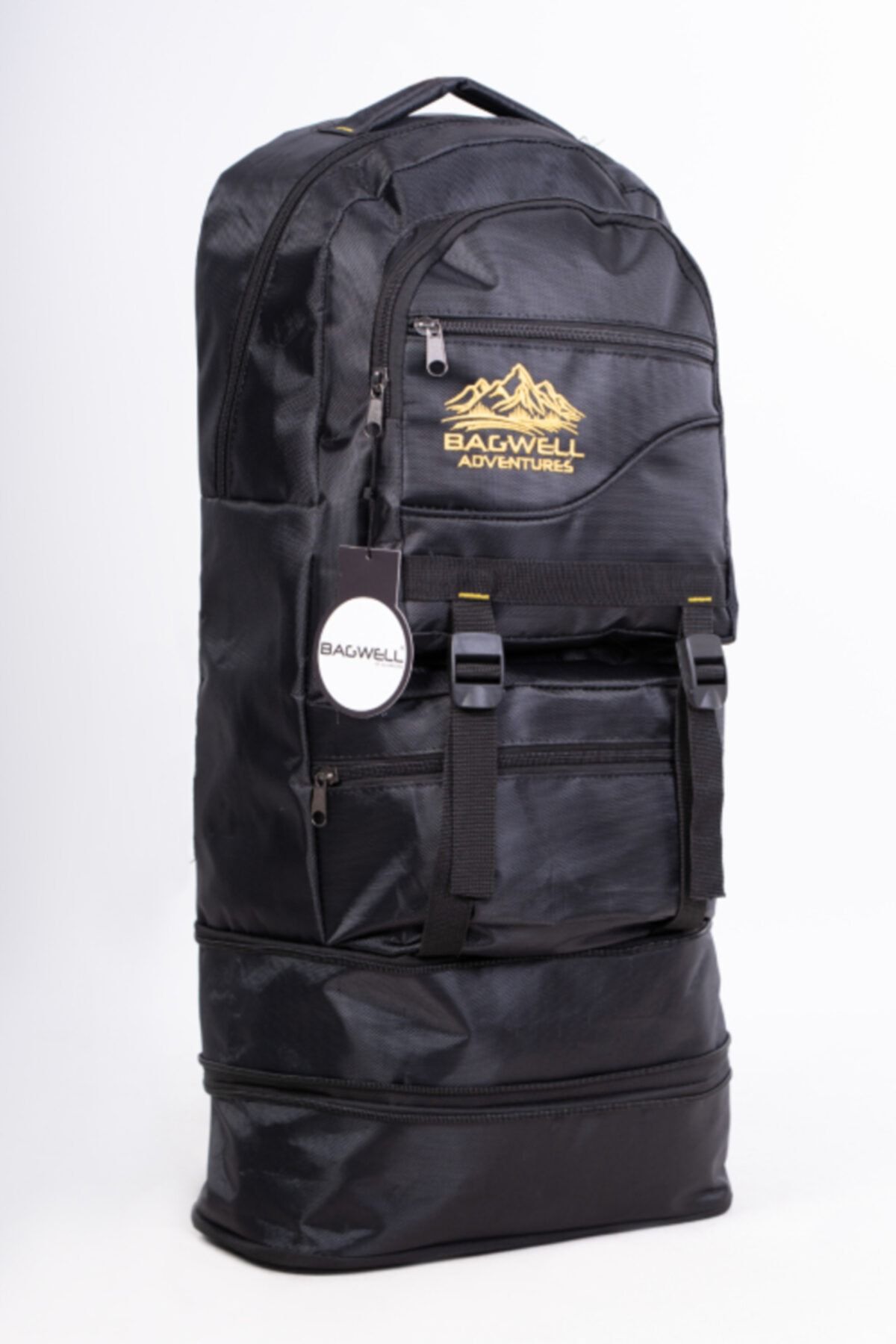 BAGWELL Adventures Çift Körüklü 75 Lt-65 Lt Ve 50 Lt Dağcı Seyahat Ve Günlük Kullanıma Uygun Çanta
