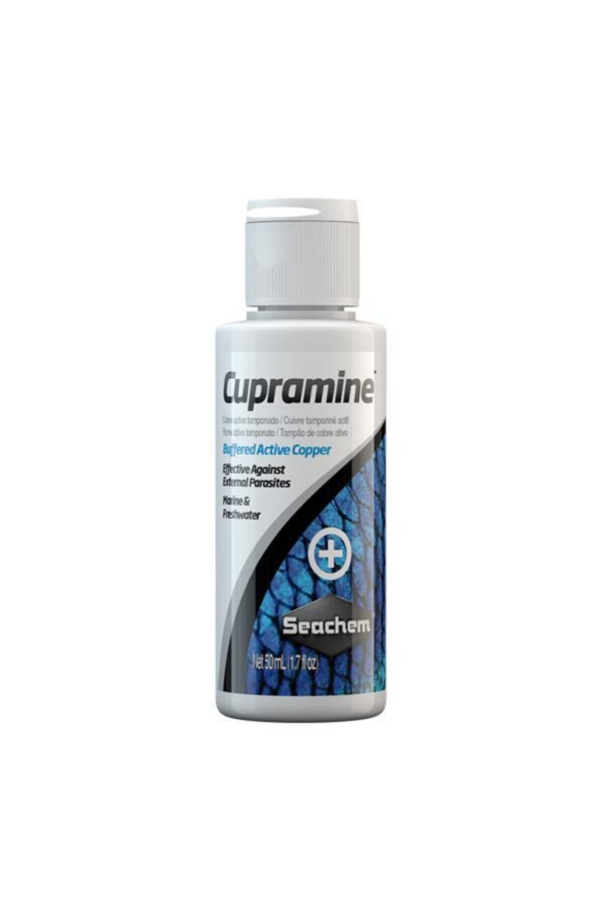 Seachem Cupramine 50 ml Dış Parazit Ilaçı
