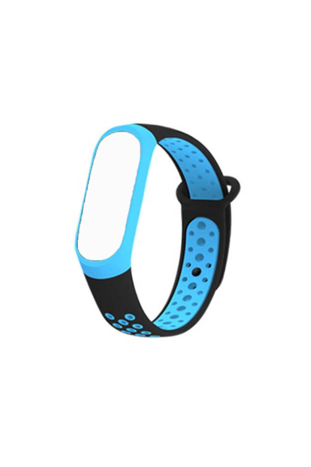 zore Xiaomi Mi Band 5 Kordon Sağlam Silikon Delikli Şık Tasarım Krd-08