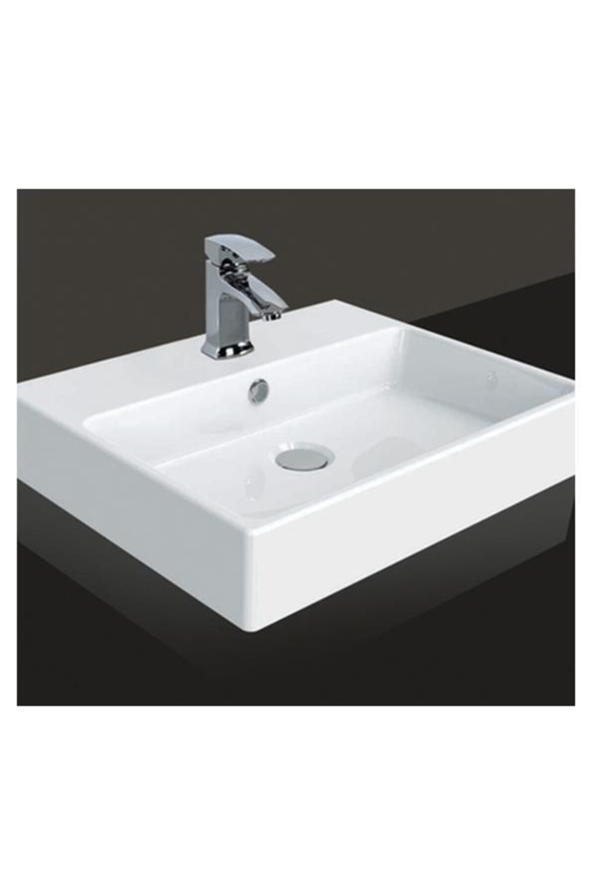 Creavit Next Setüstü Düz Kare Lavabo 40 X 50 Cm Nx242