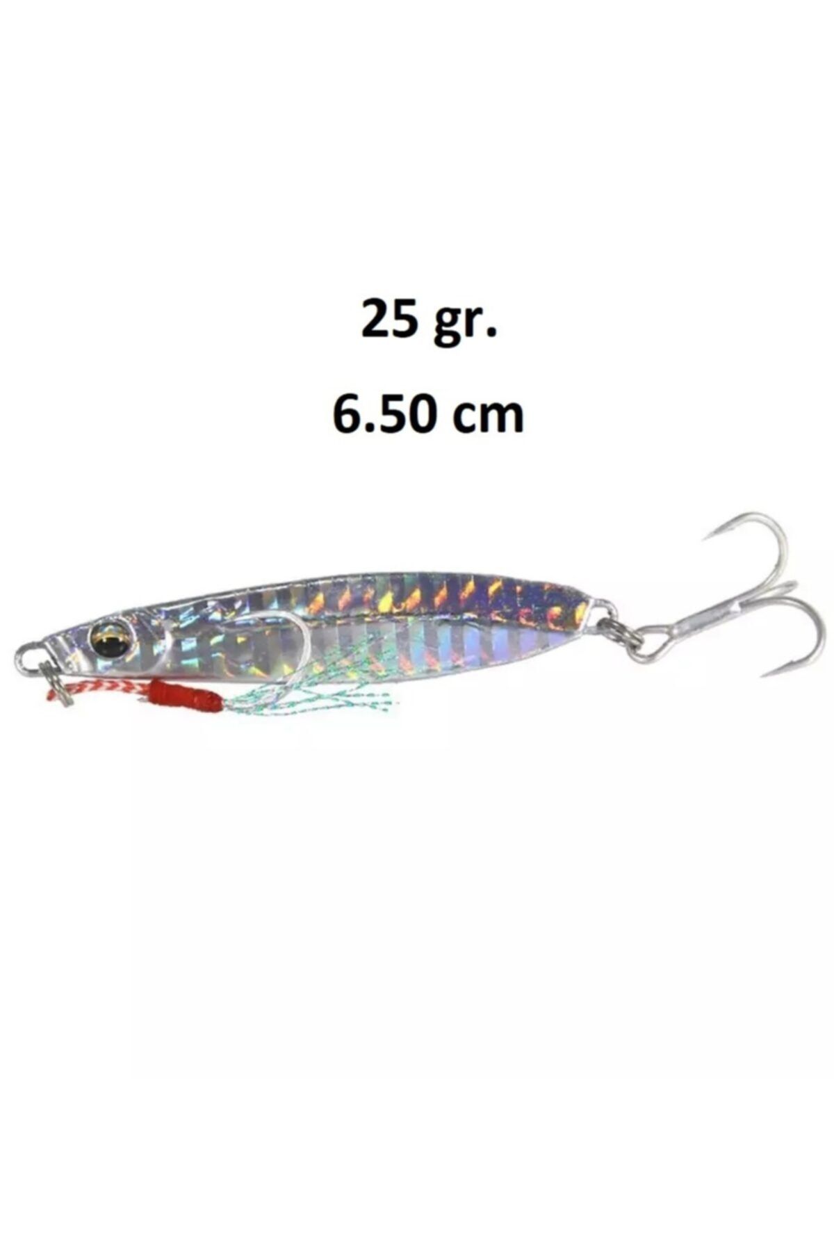 usmtekno Jig Yem25gr Lures Sahteyem Rapala Levrek,lüfer,çinekop,yemi Asist3 Gümüş