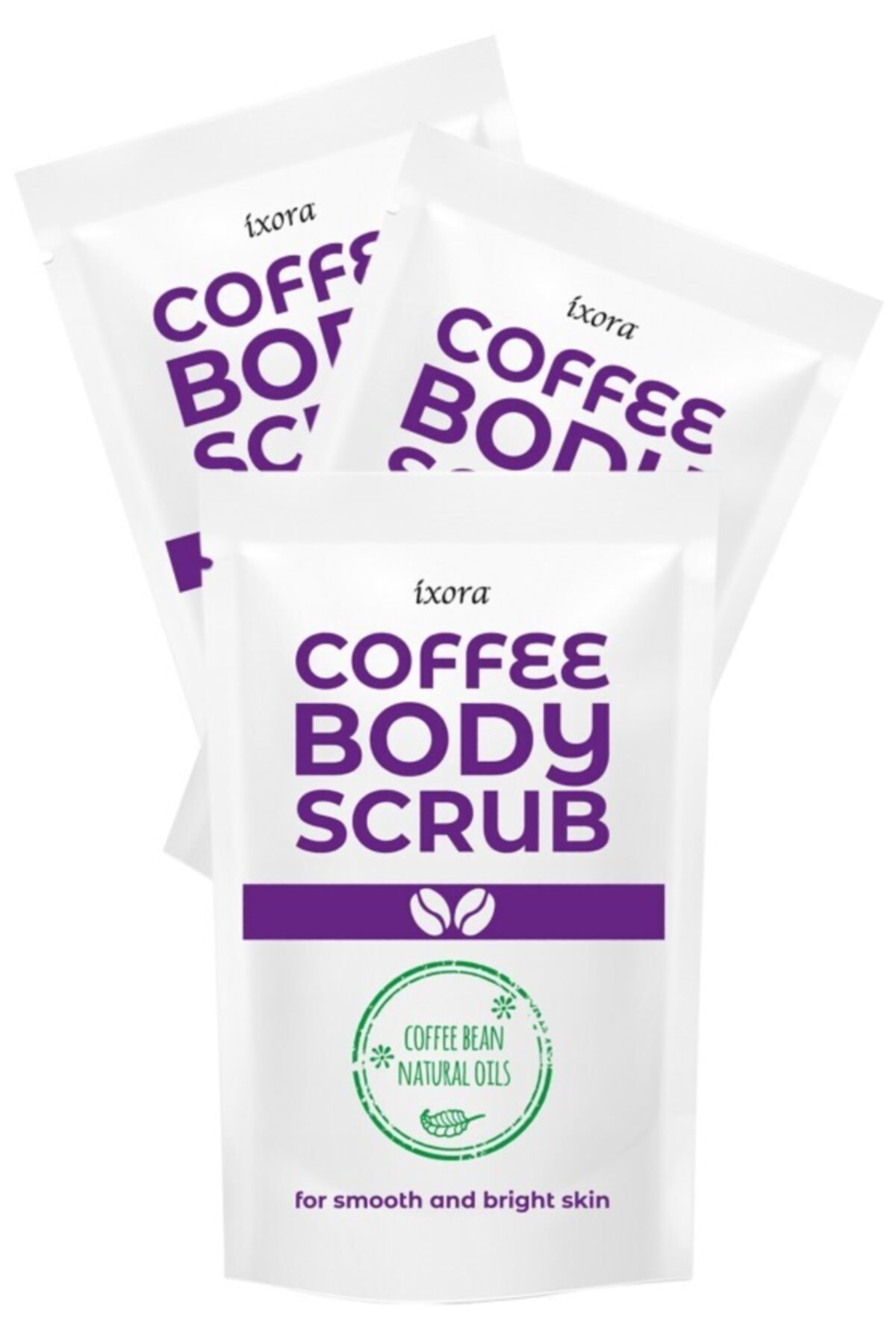 Ixora Peeling Coffee Body Scrub Peeling (3 Adet)