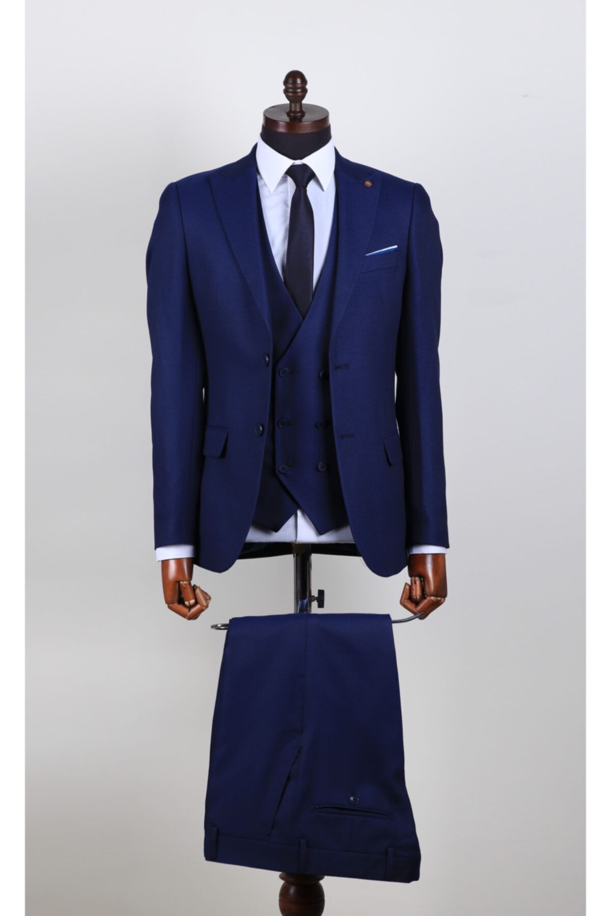 SAĞDIÇ Erkek Lacivert Slim Fit Takım Elbise
