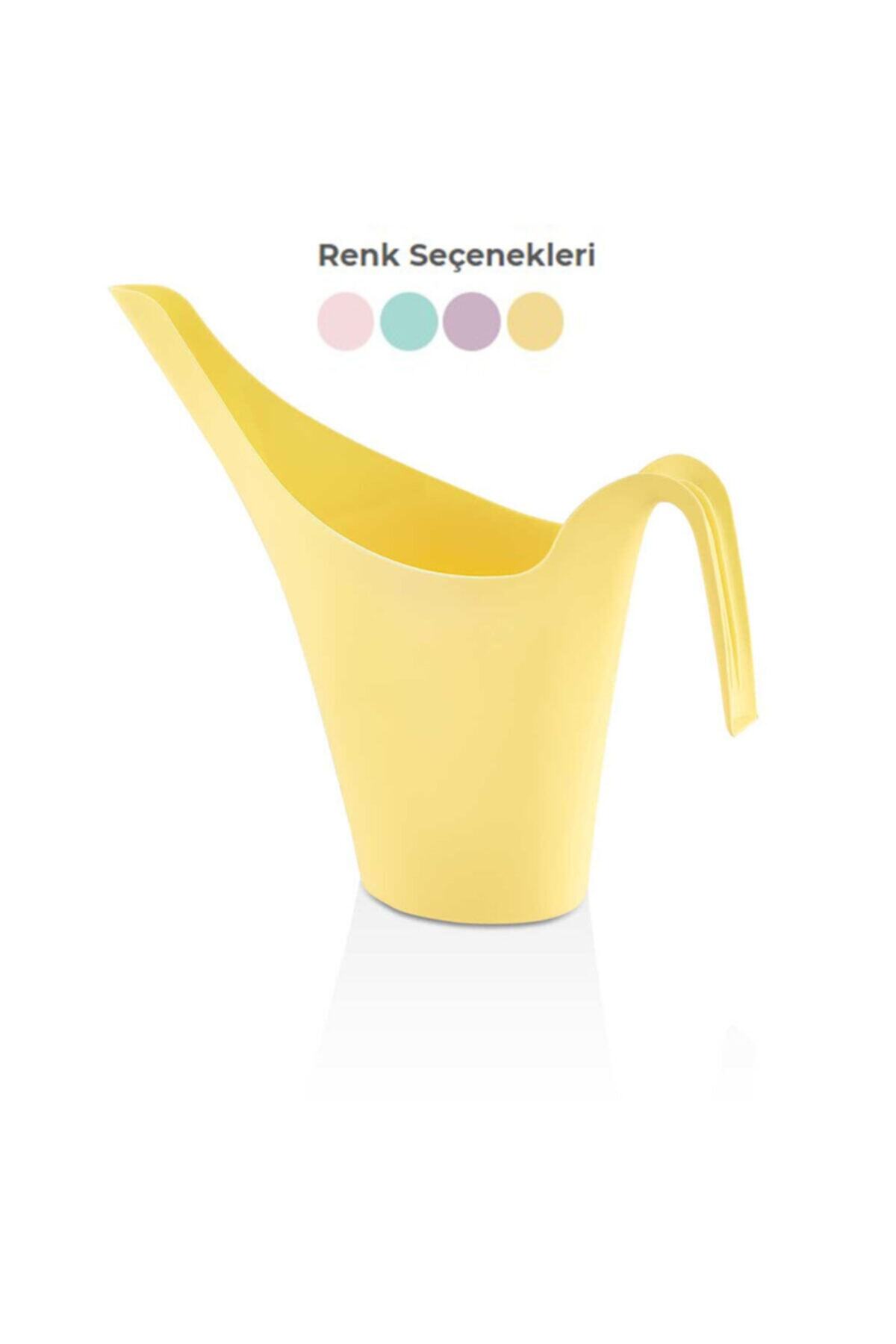 İndiriminVar Çiçek Saksısı Sulama Kabı Plastik Dekoratif Sulama Kabı 1.2 Litre
