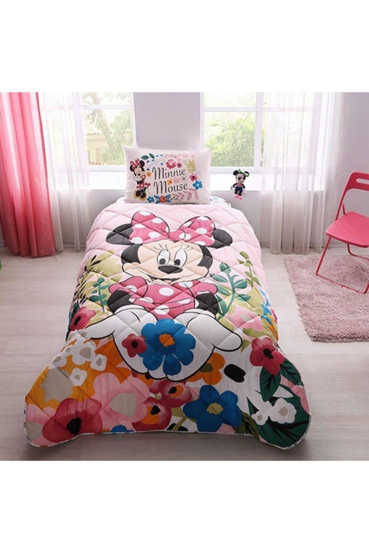 Taç Lisanslı Disney Minnie Yorgan Seti