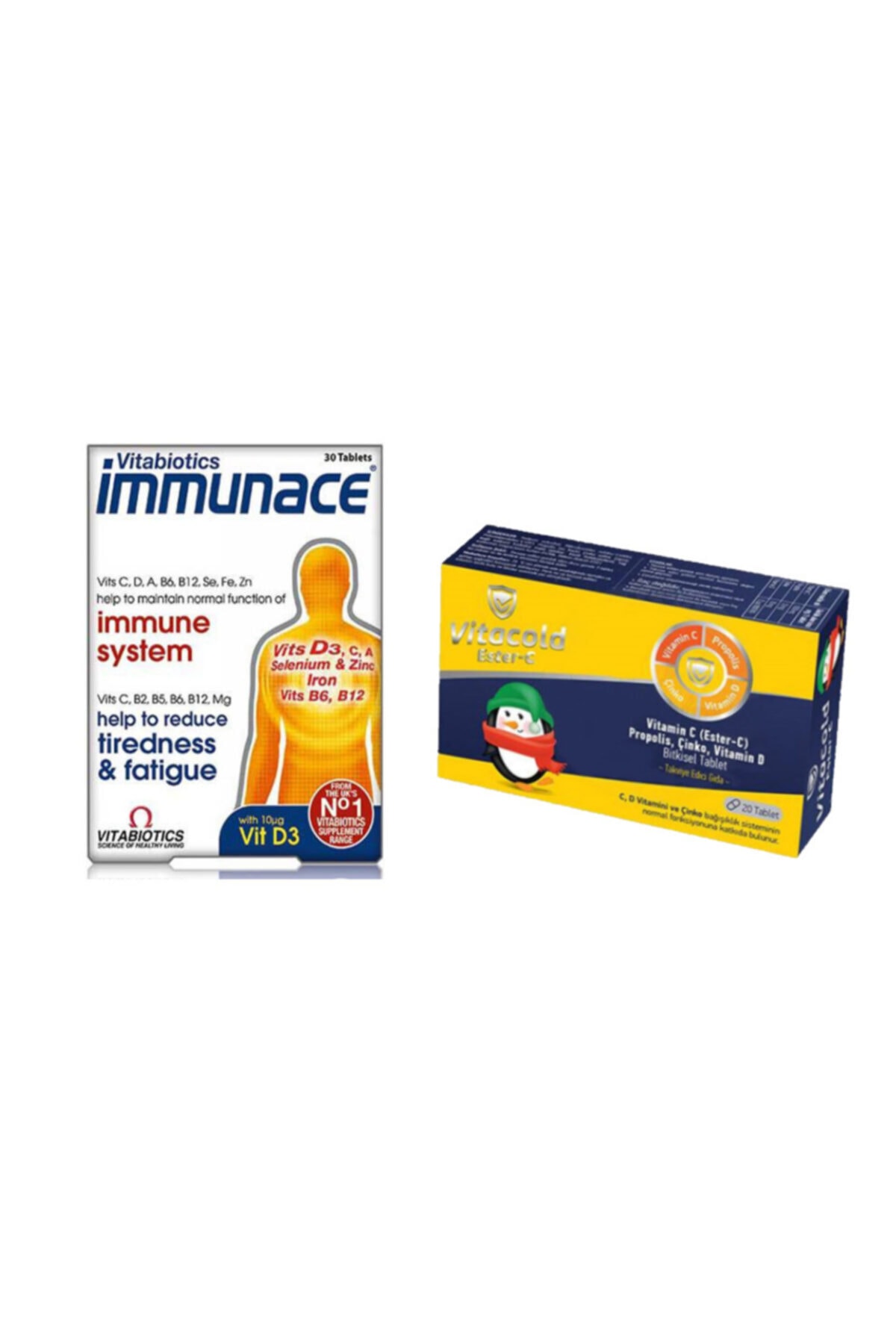 Immunace Immunace 30 Tablet + Vitacold Ester-c