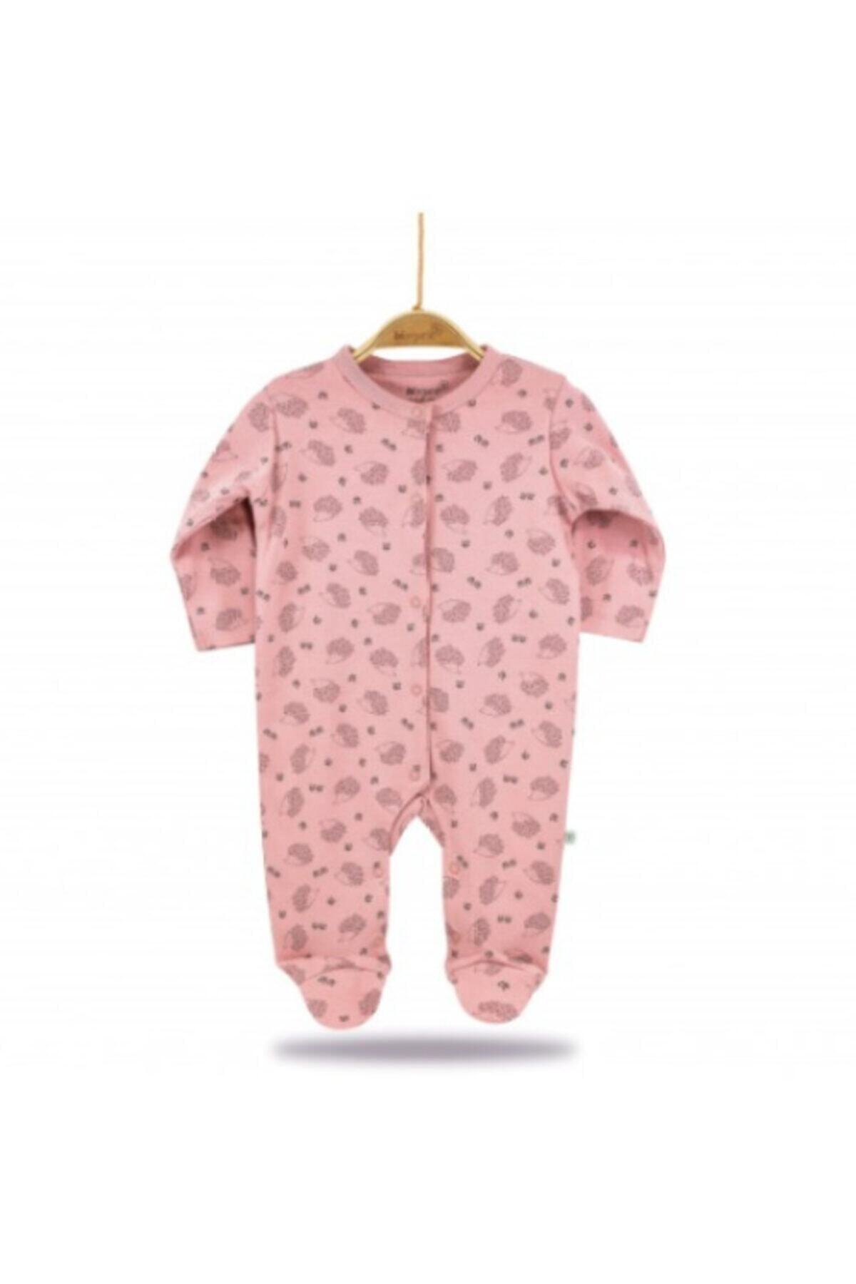 Bibaby Kız Çocuk Pembe Organic Forest Rotasyon Tulum