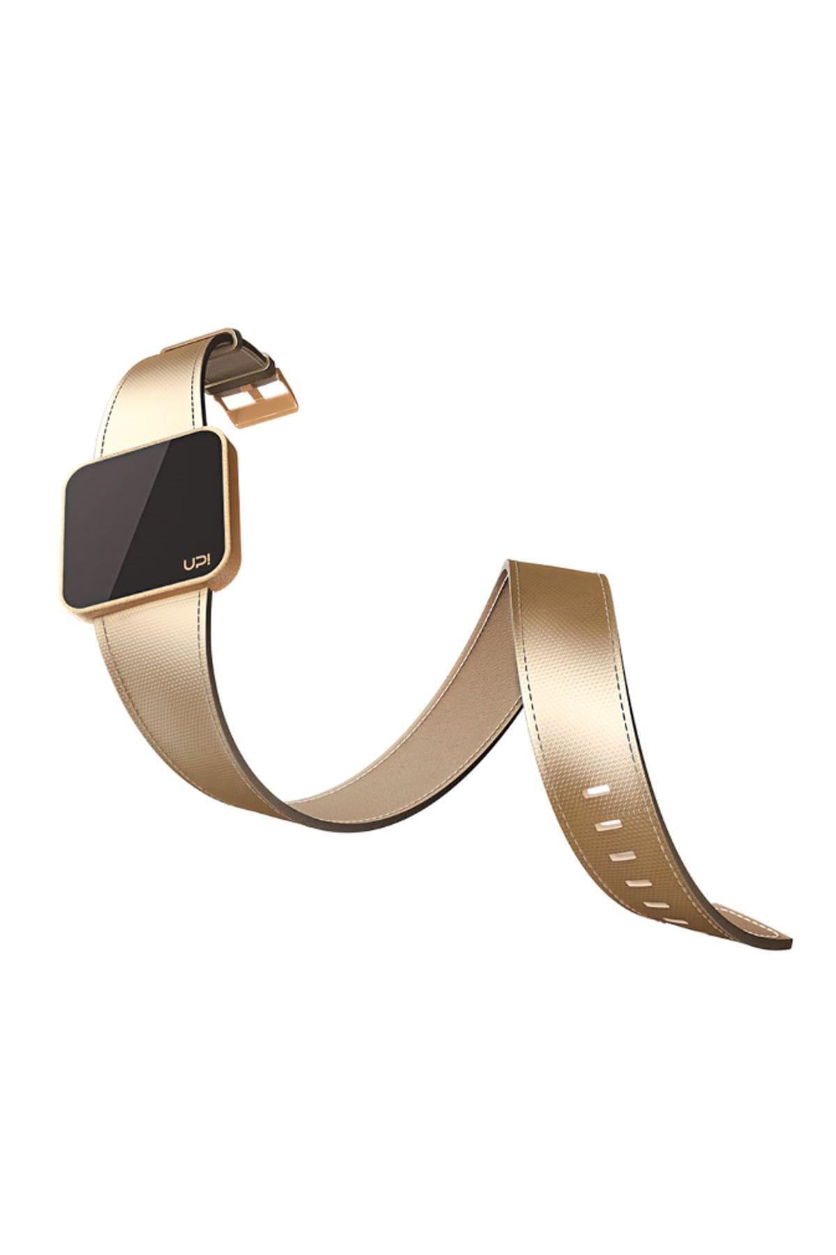 Up! Watch Upwatch Touch Jewel Gold&gold Long Strap Unisex Kol Saati