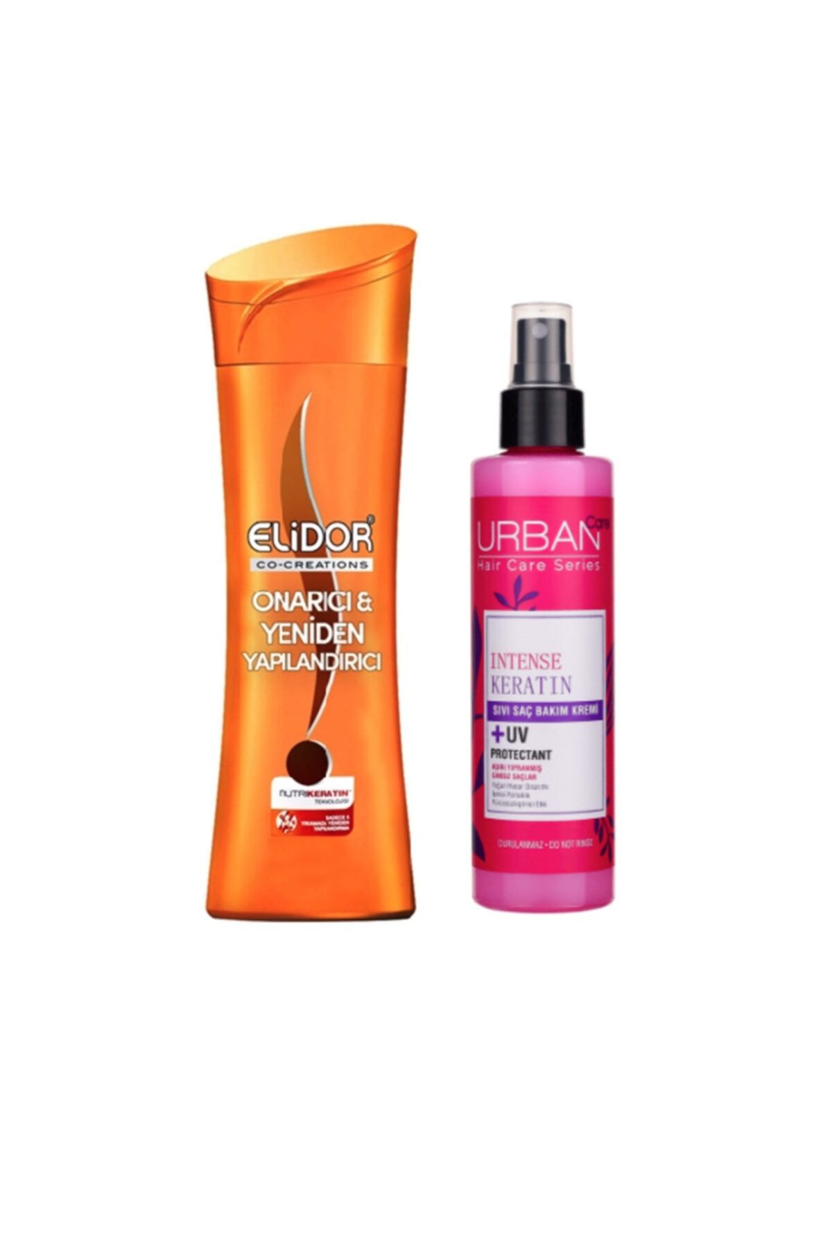 Elidor Onarıcı Saç Bakım Şampuanı 200 Ml + Urban Care Keratinli Sıvı Saç Kremi 200 Ml