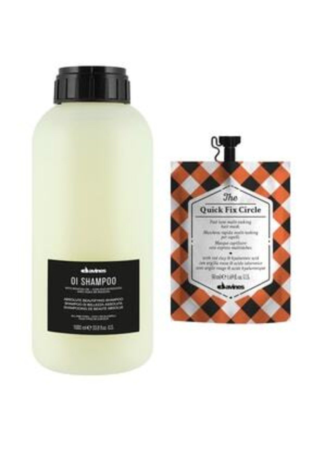 Davines Oi Şampuan 1000 ml+the Quick Fix Hızlı Etkili Saç Bakım Maskesi 50m Maskede Muhteşem Indirim