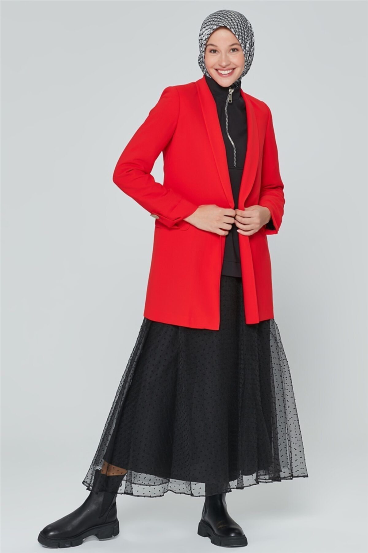 Armine Ceket 20ka5403 Nar Çiçeği