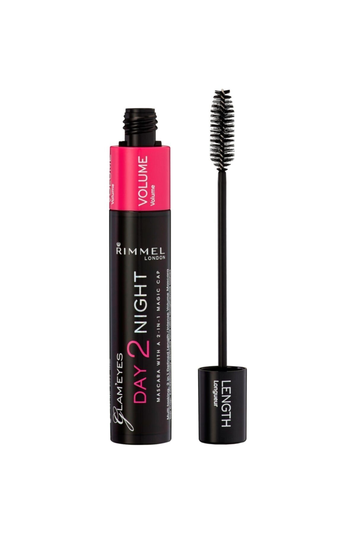 RIMMEL LONDON Glam'eyes Day 2 Night Maskara - 001 Black