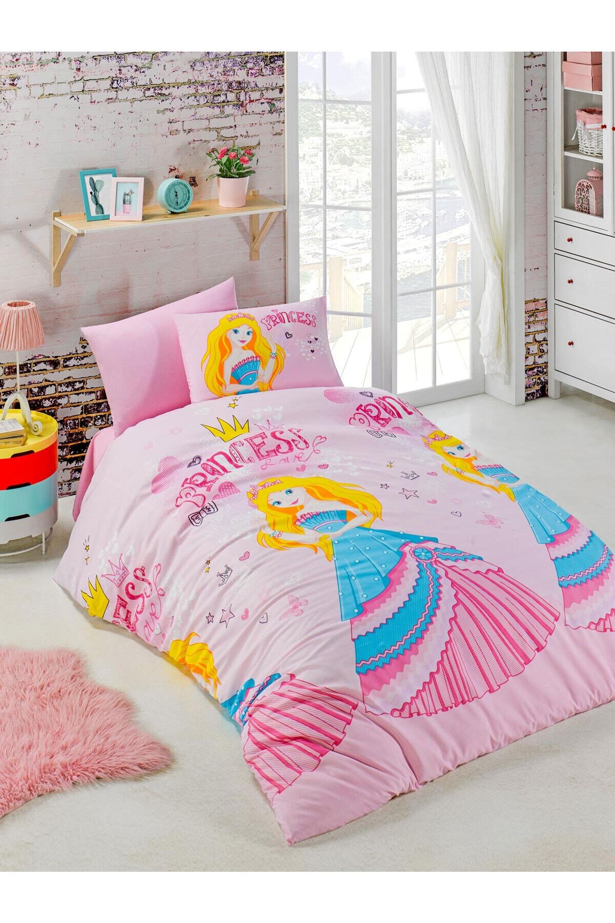 newhome Princess Kız Çocuk Tek Kişilik Nevresim Takımı