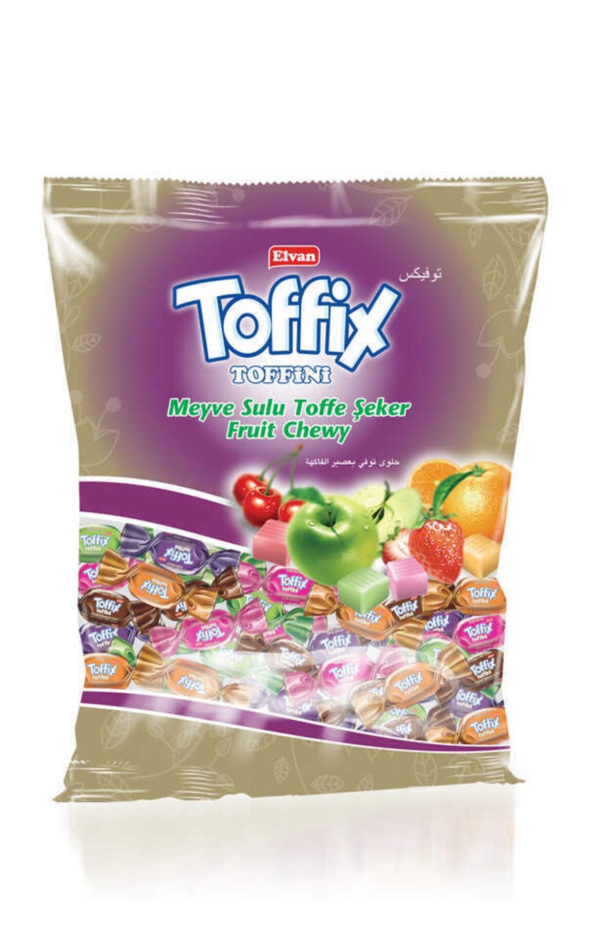 Elvan Toffix Toffini Mix Şeker 1000 gr. (1 Poşet)