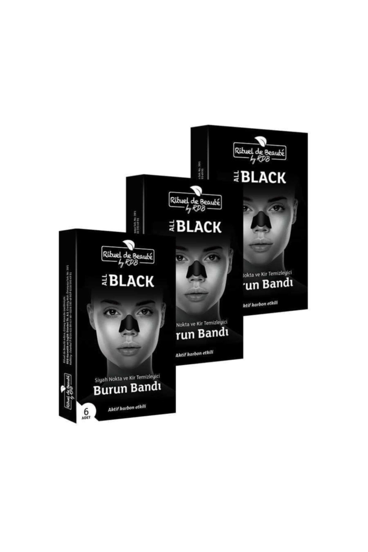 Rituel De Beaute 3 X Siyah Nokta Ve Kir Temizleyici Burun Bandi (Toplam 3 Adet)