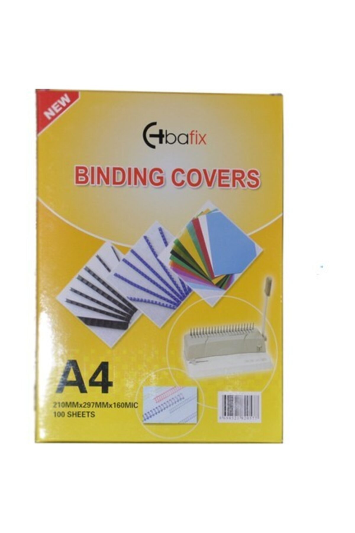 Bafix A-4 Pvc Cilt Kapağı 450 Micron Şeffaf (1 Paket 50 Adet)