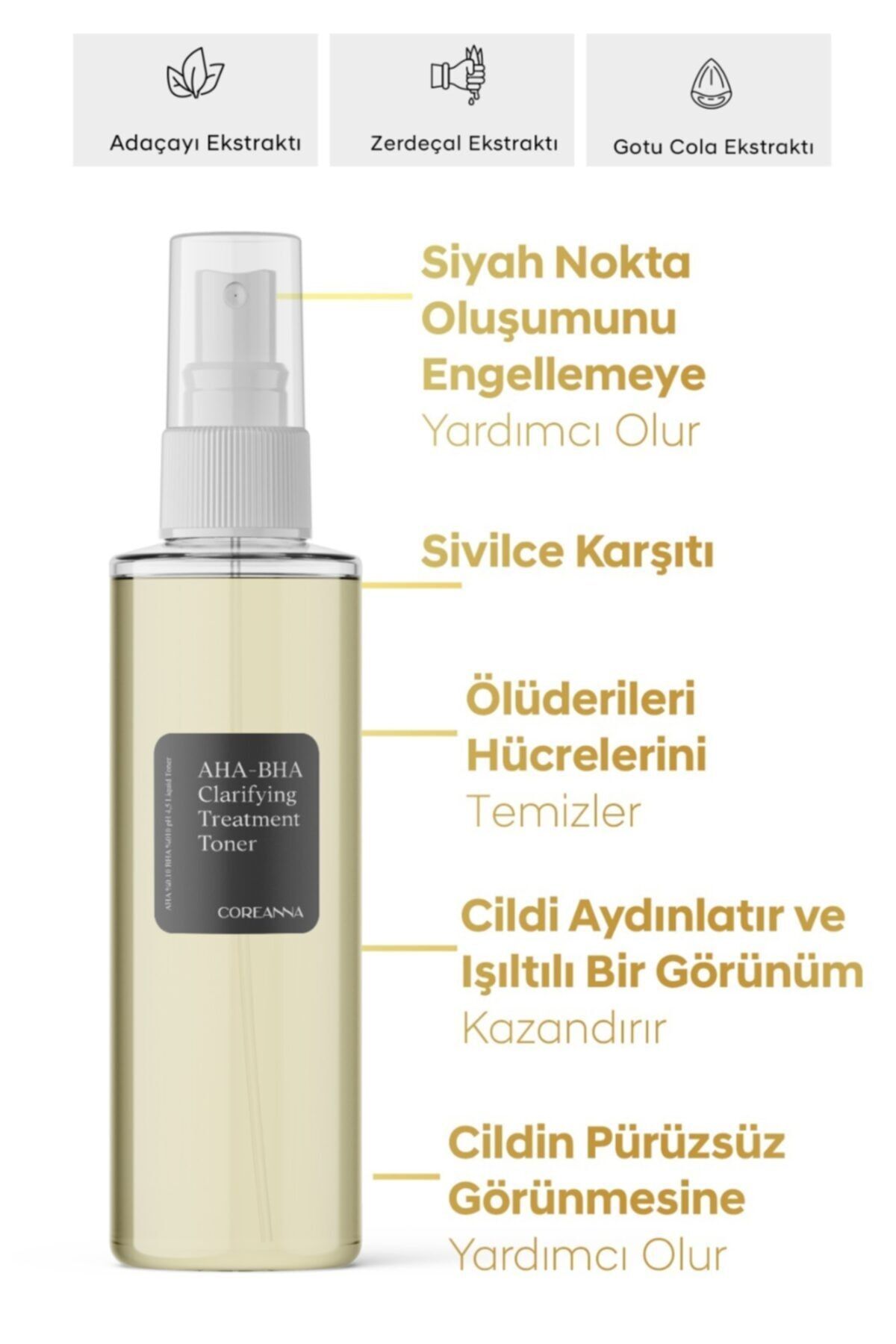 Coreanna Aha/bha Clarifying Treatment Toner 150ml