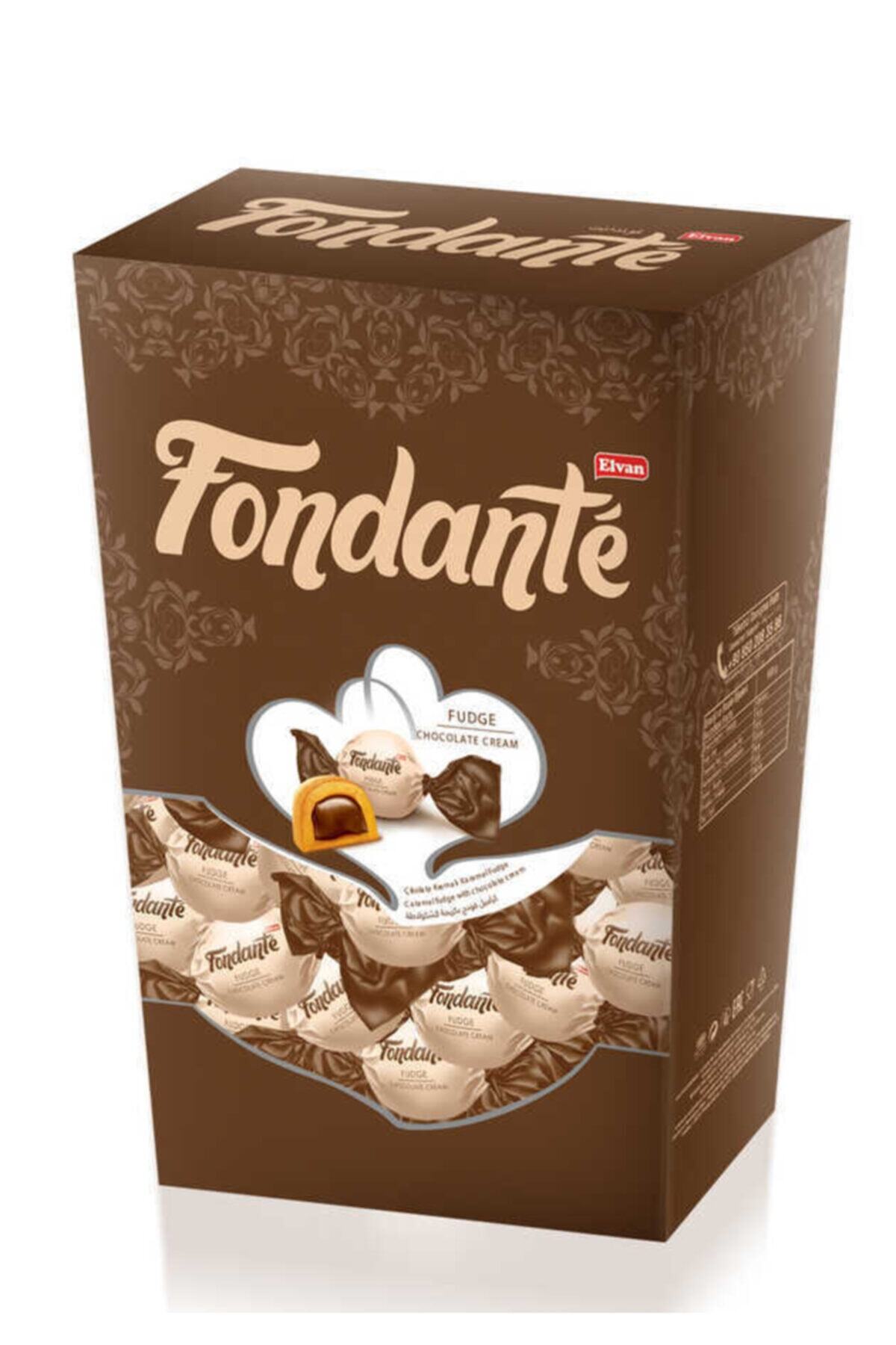 Elvan Fondante Fudge Çikolata Kremalı Hediyelik 300 gr. (1 Kutu)