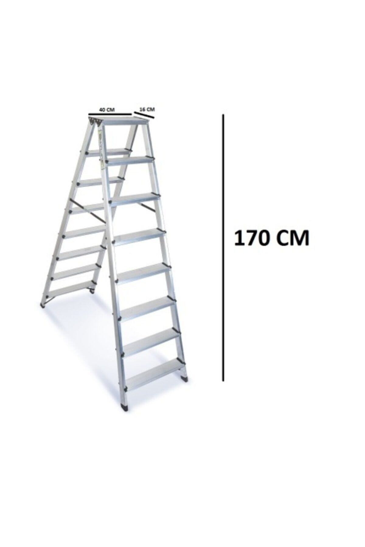 Skyline Skylıne 9+9 Çift Taraflı Ev Tipi Alüminyum Merdiven