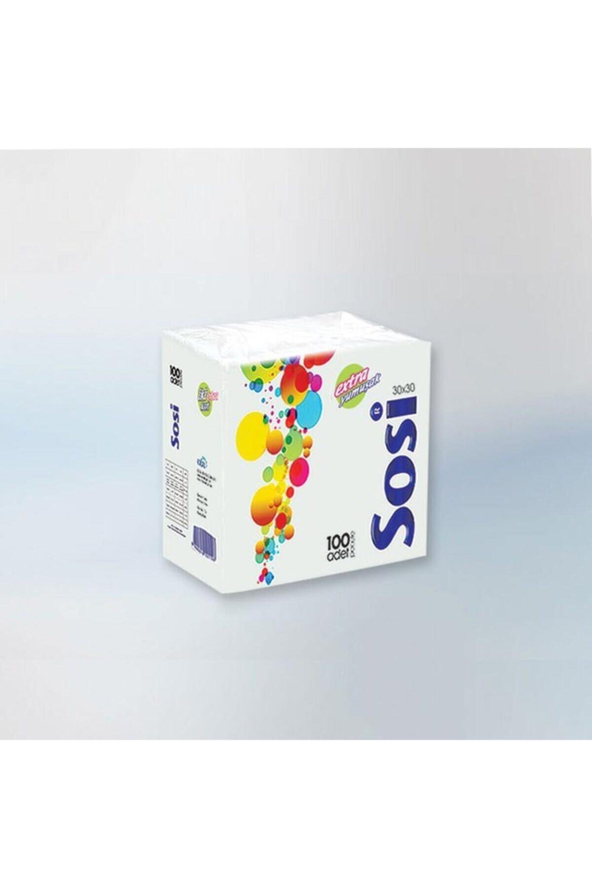 Brava Sosı Garson Katlama 30*30 Extra Pecete 100 Yaprak 24 Pk Kolı
