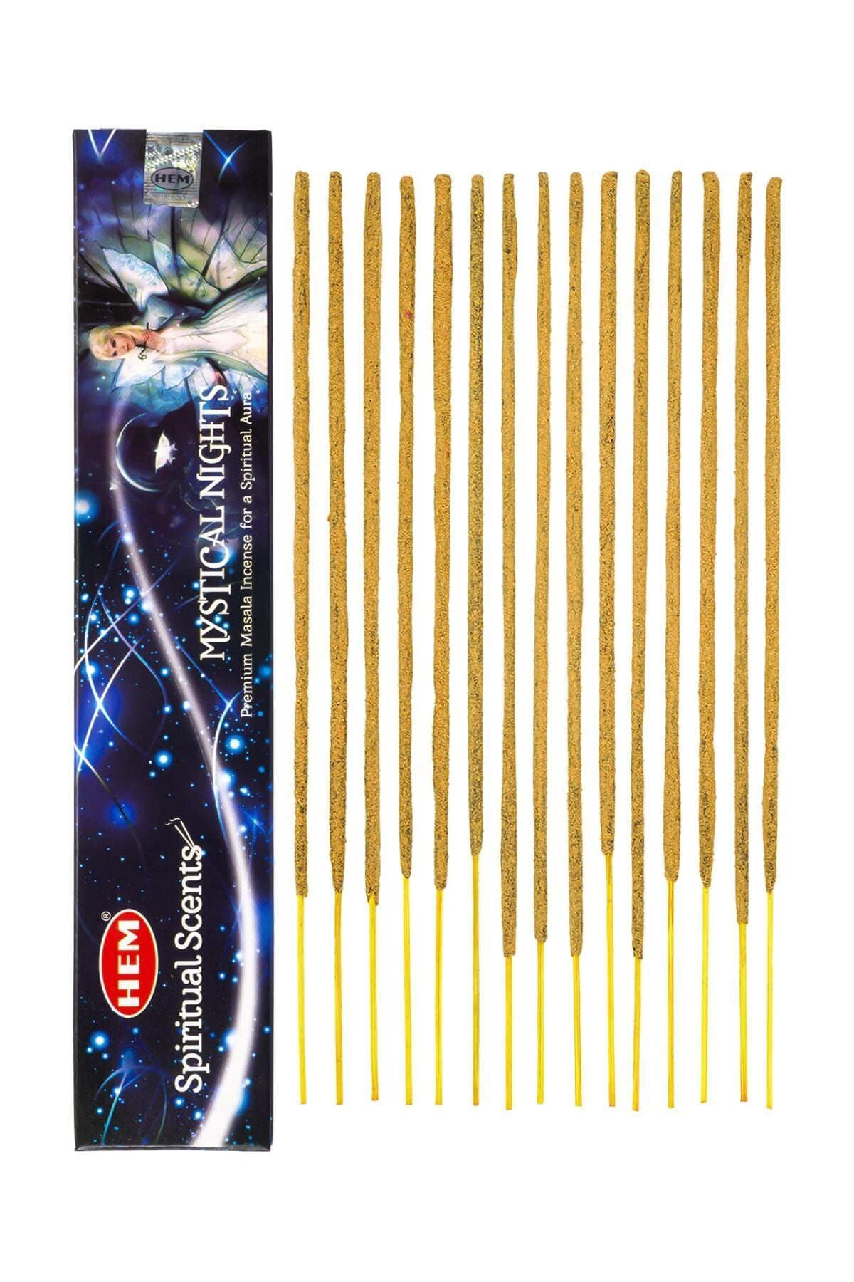 Hem Spiritual Scents Mystical Nights Premium Masala Organik Çubuk Tütsü 15gr