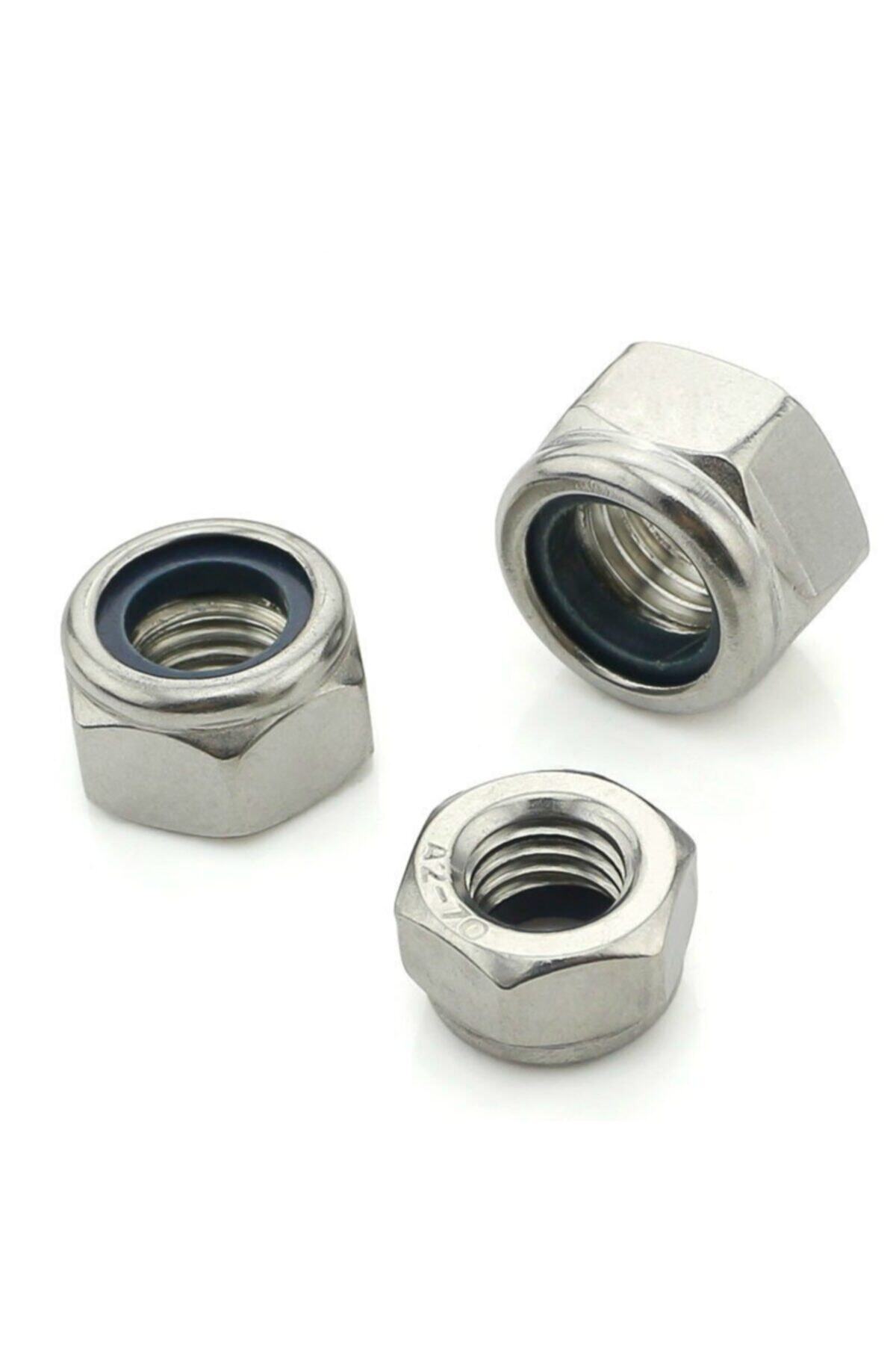 DIGERUI Norm M8 Fiberli Inox Somun Paket 10 Lu