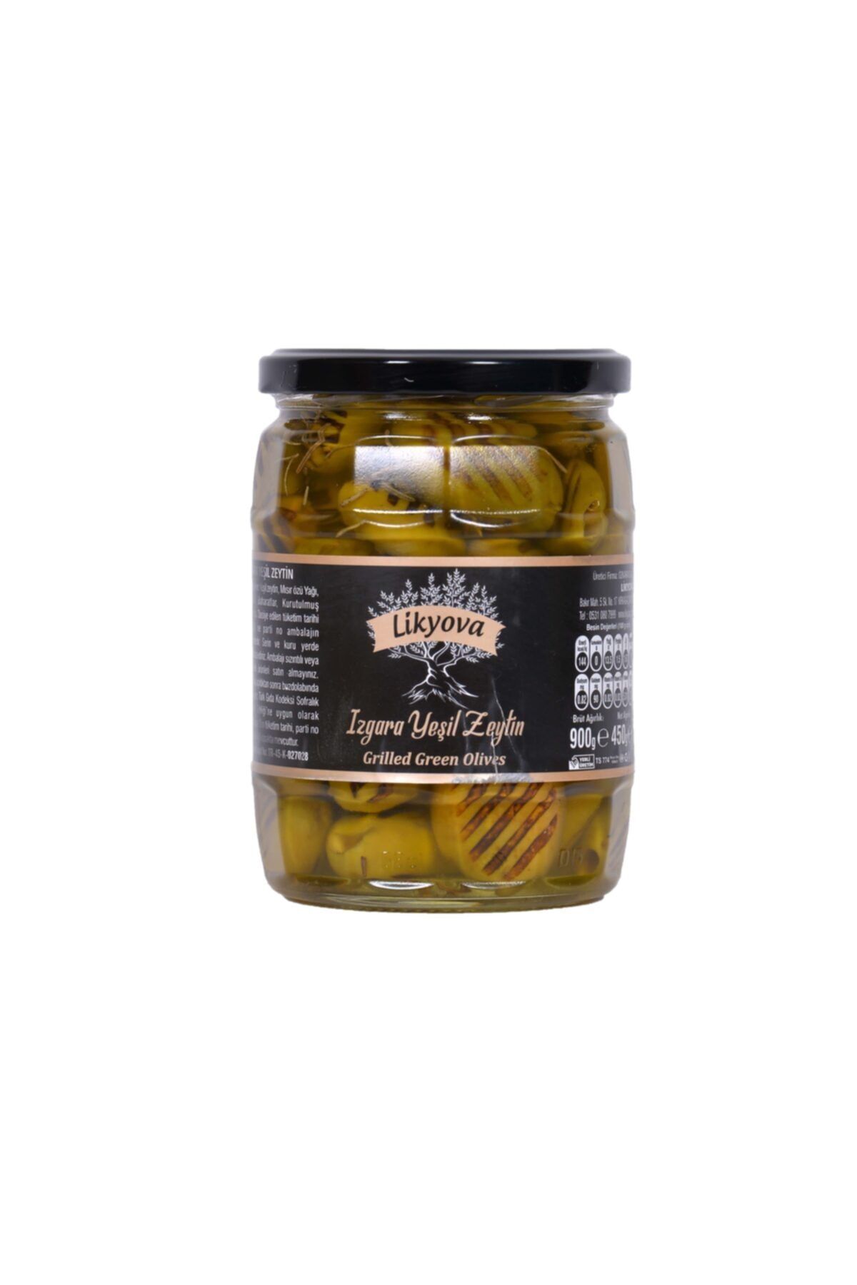 Likyova Izgara Yeşil Zeytin 450 gr