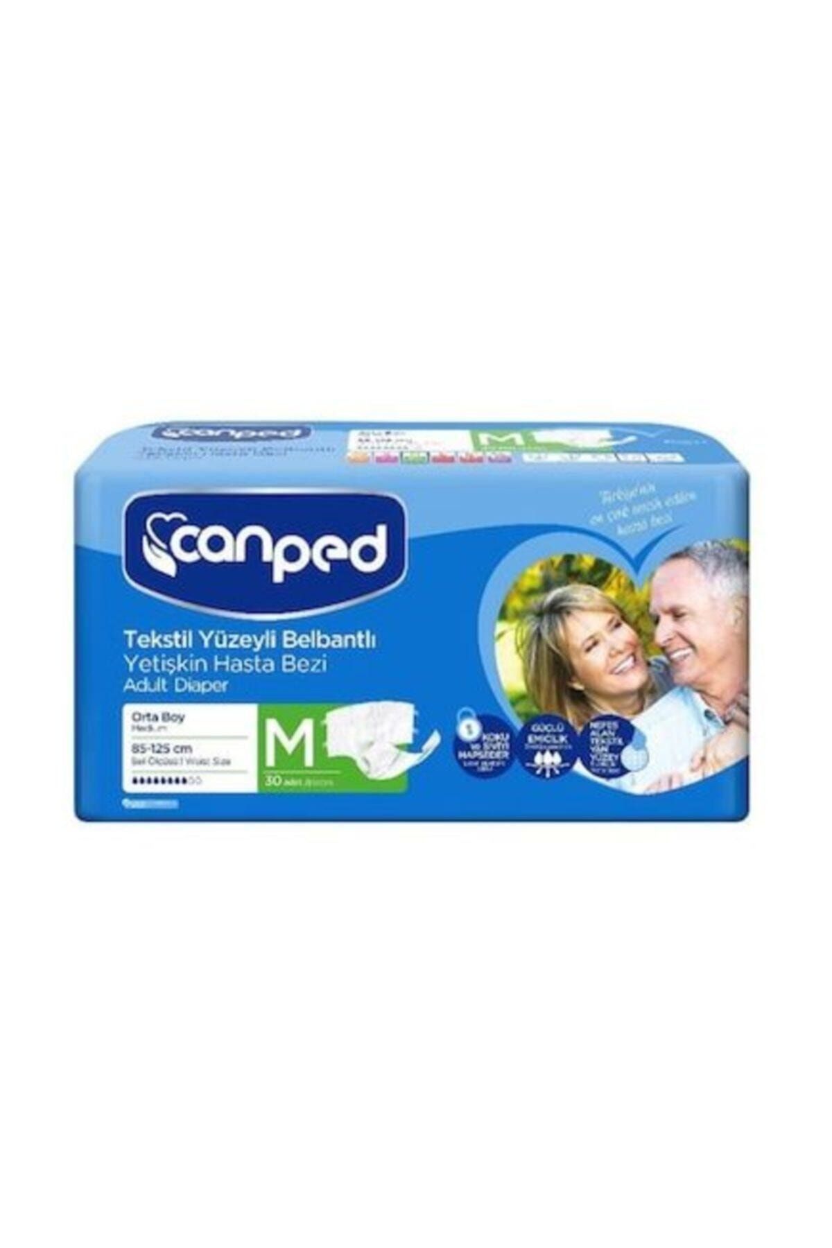 Canped Tekstil Yüzey Orta Medium 2x30'lu 60 Adet Hasta Bezi