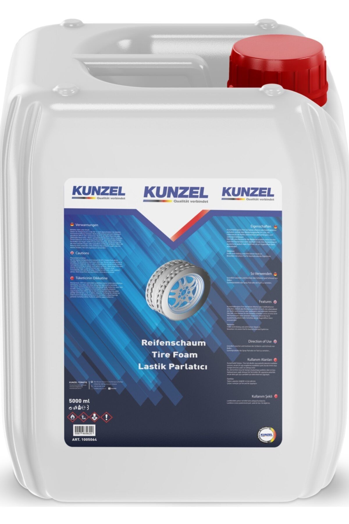 KUNZEL Lastik Parlatıcı 5 Litre