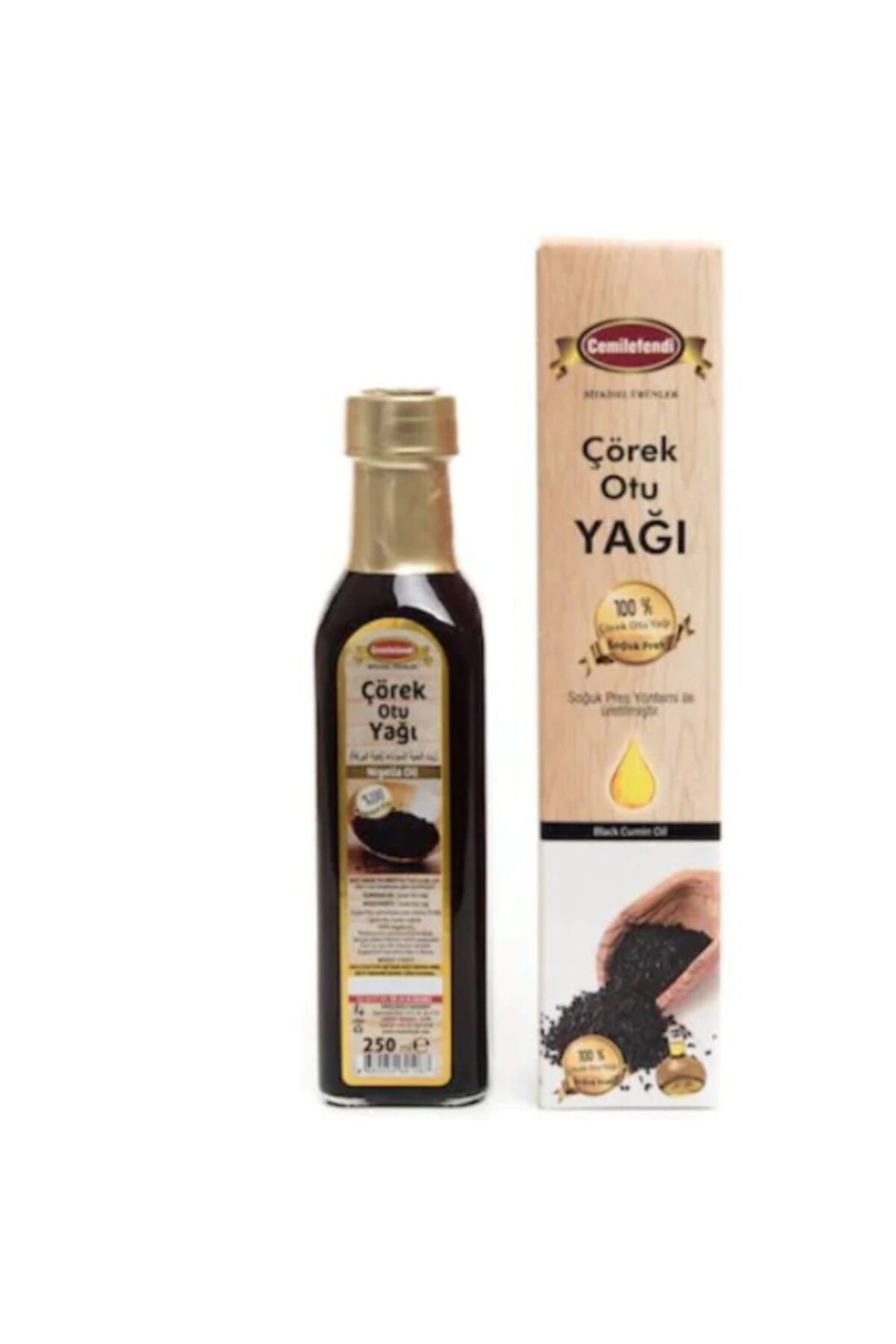 Cemil Efendi Çörekotu Yağı 250 Ml Doğal Soğuk Pres