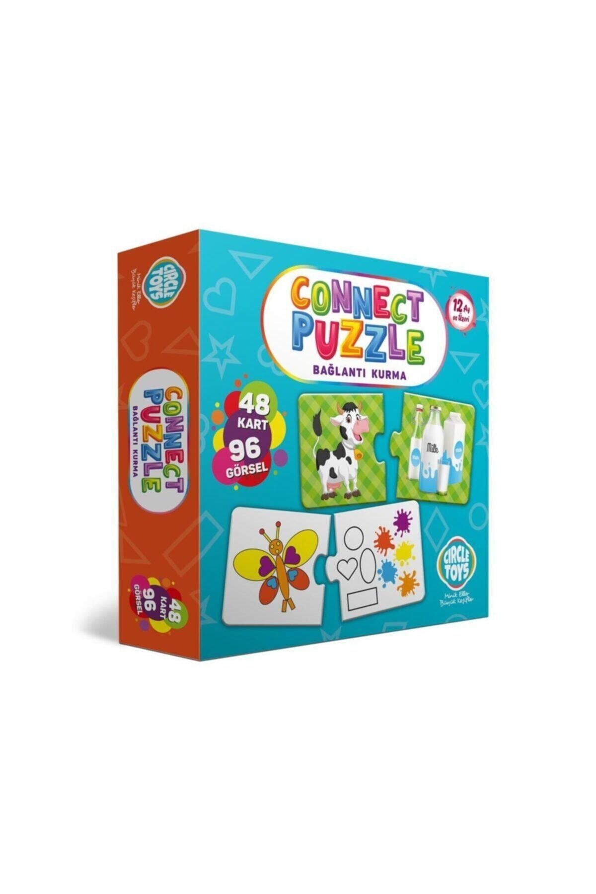 Circle Toys Connect Puzzle Bağlantı Kurma Oyunu Eşleştirme Kartları