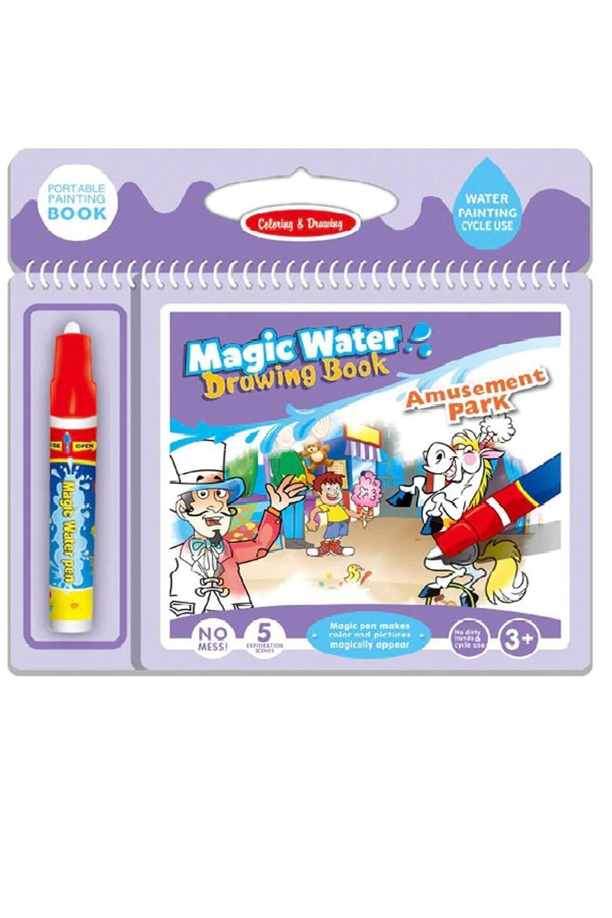 Magic Water Sihirli Boyama Kitabı Amusement Park Sihirbaz