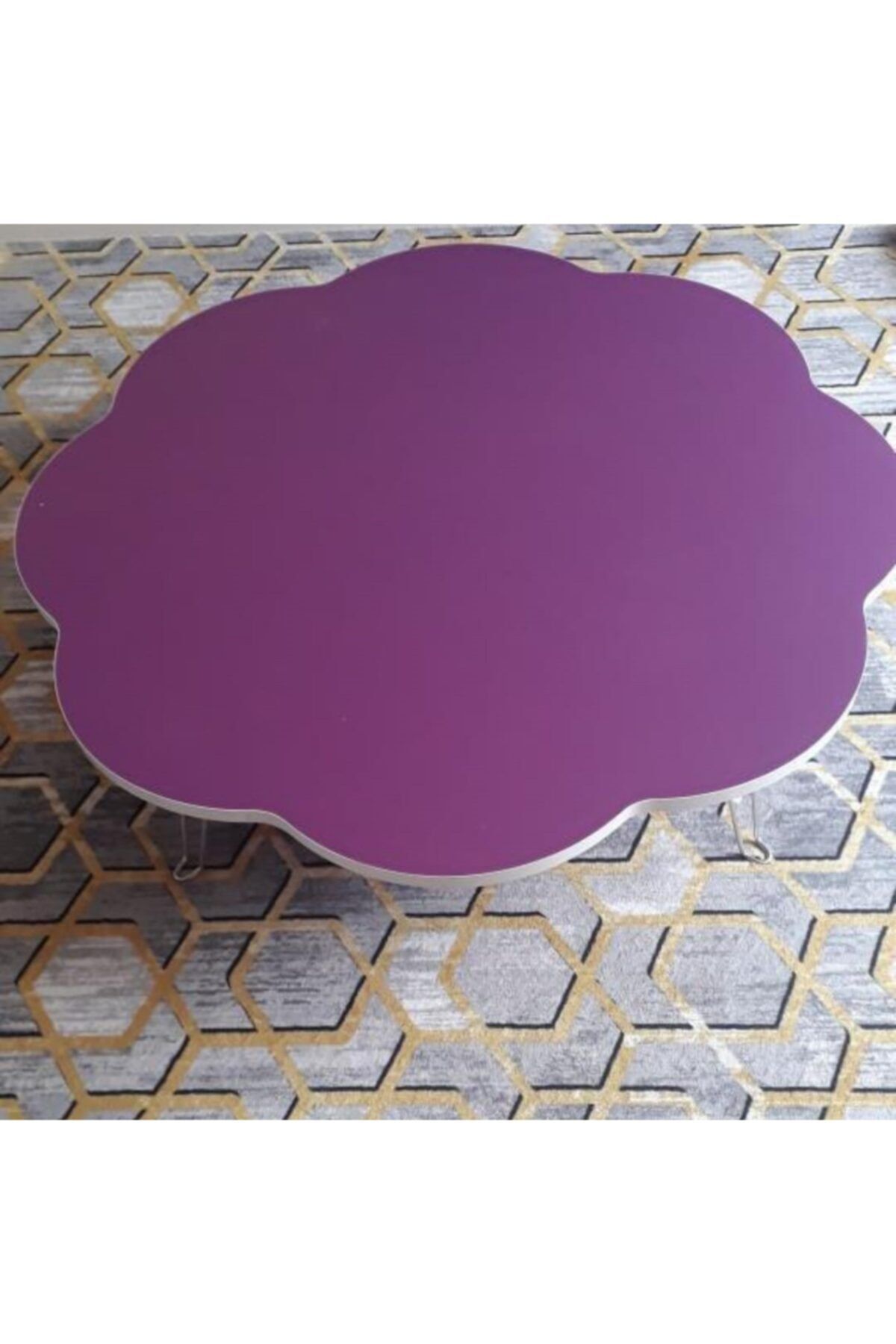 papatya home Papatya Mor Renk Dekoratif Yer Sofraları