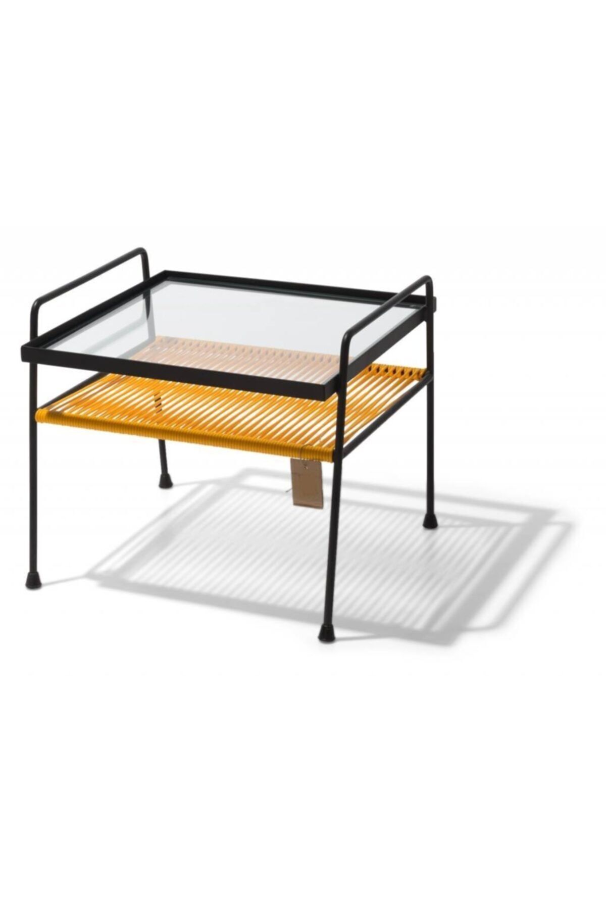 SandalyeSepeti Acapulco Tepsi Sehpa Pvc Temperli Camlı