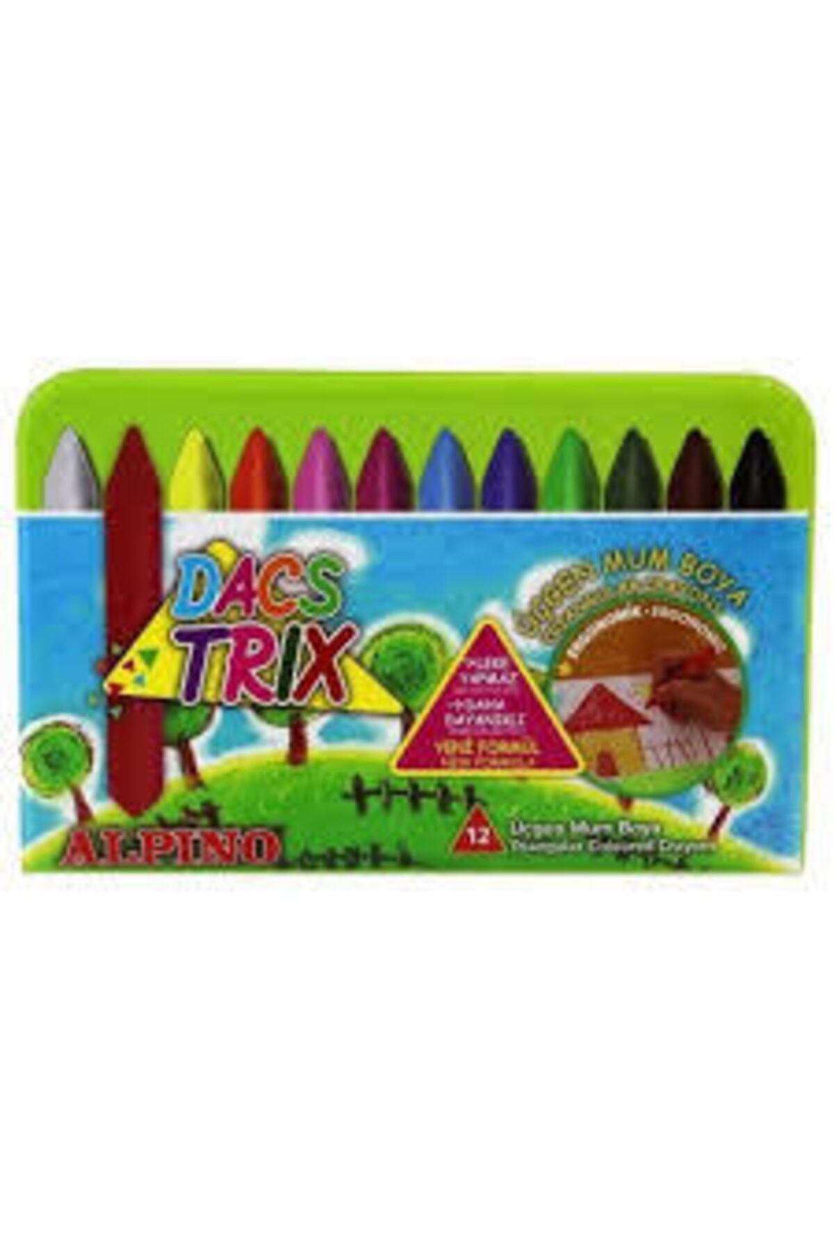 Alpıno Mum Boya 12'li