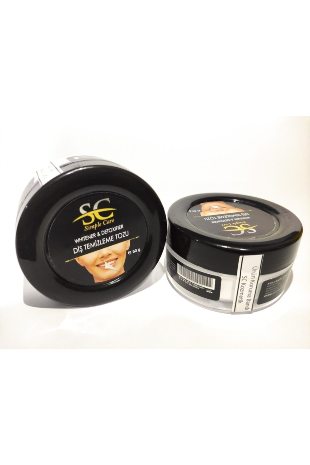 SIMPLE CARE Aktif Karbon Diş Temizleme Tozu - 2 Adet 50gr