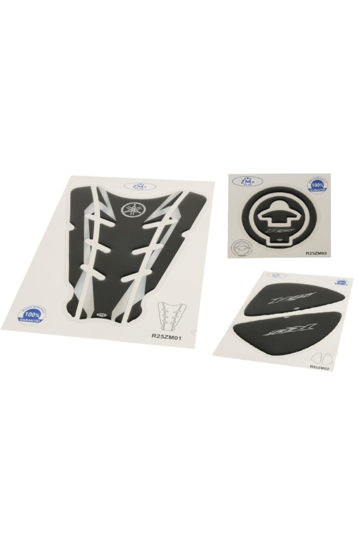 ZM plus Yamaha Yzf R25 Tank Pad Tam Set 4 Renk Yeşil