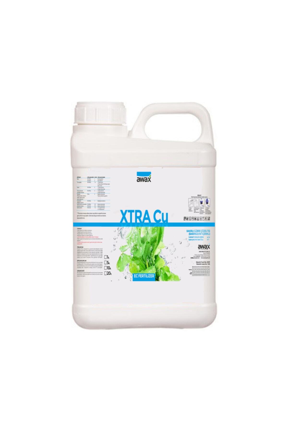AWAX Xtra Cu Sistemik Sıvı Bakır Gübresi 5 Lt