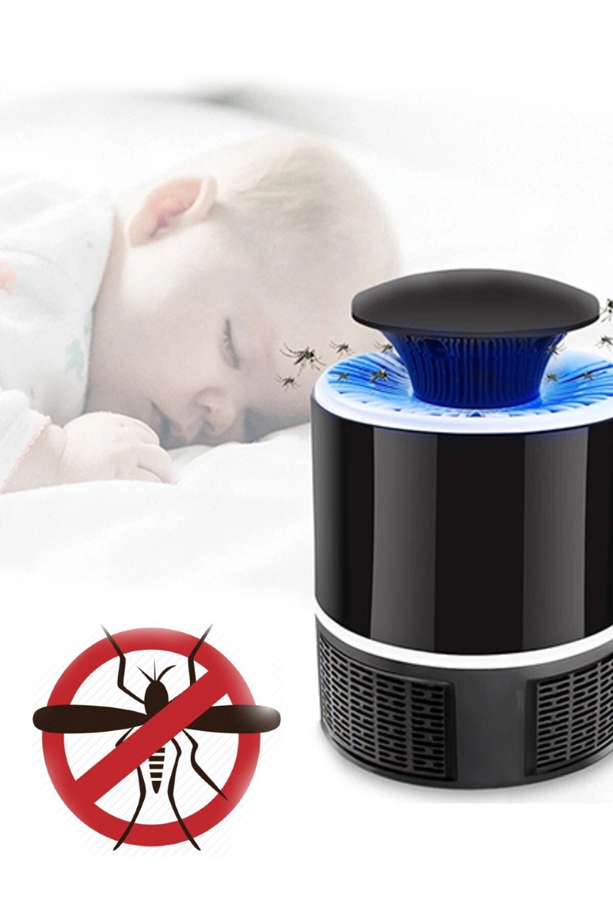 Tamam Elektronik Sivrisinek Katili Tuzak Usb Led Gece Işık Lambası