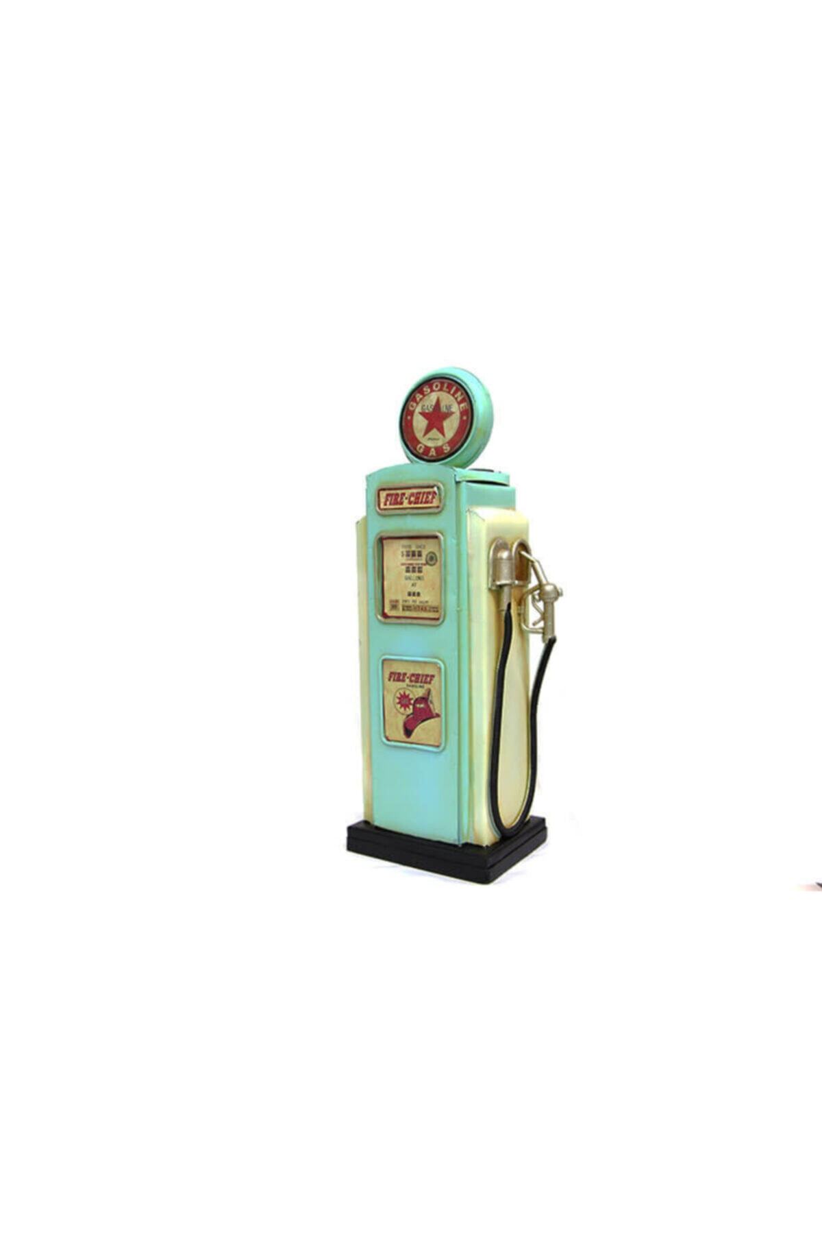 MGA SHOP Nostalji Metal Benzin Pompası
