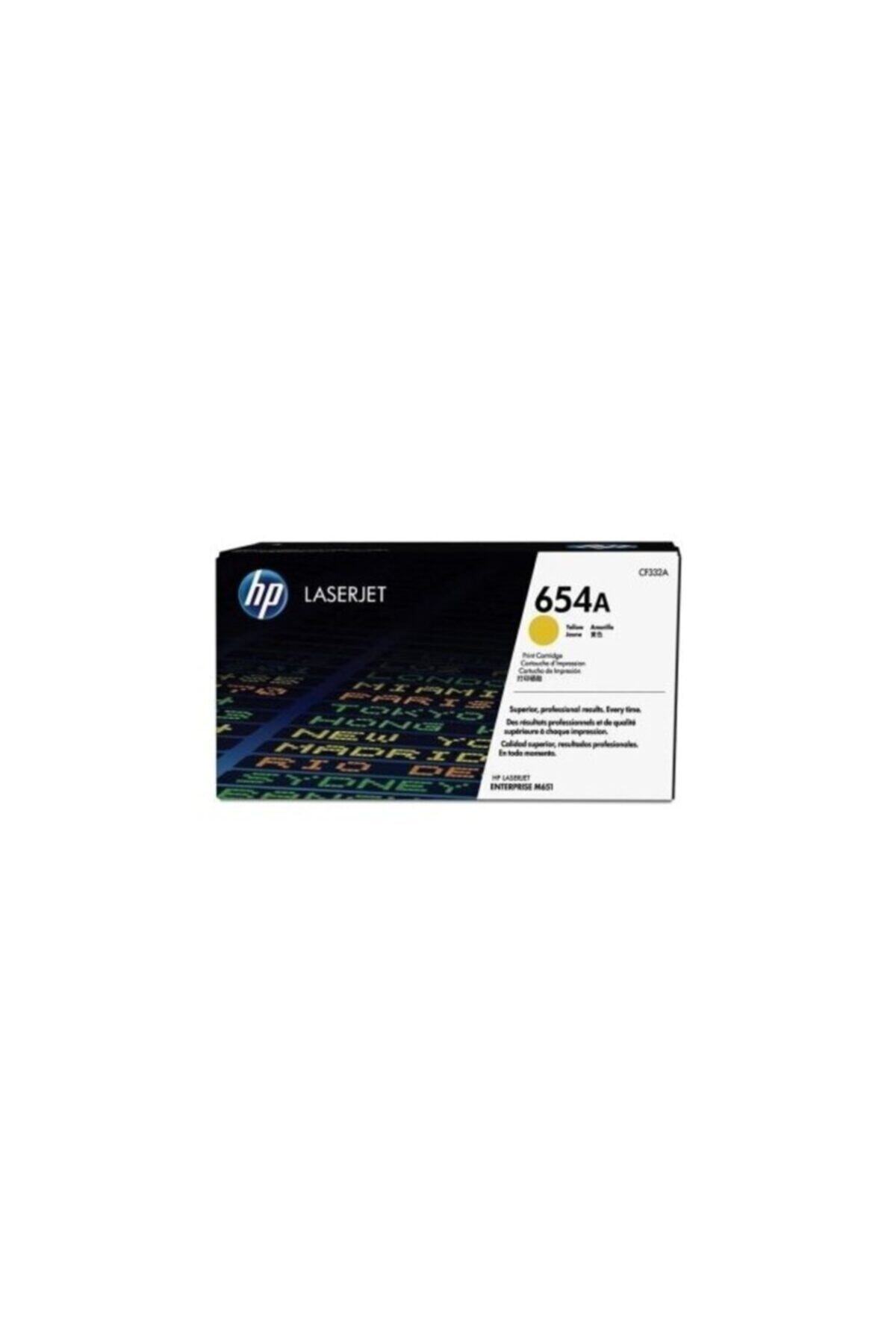 HP 654a-cf332a Sarı Toner