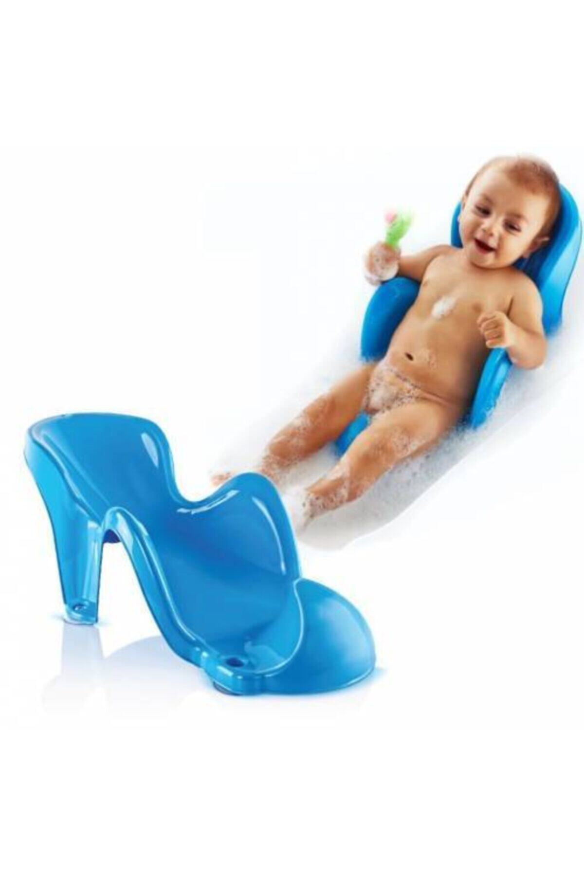 alpanya Yeni Nesil Bebek Banyo Yıkama Küveti Bebek Banyo Güvenli Yıkama Aparatı Set Mavi