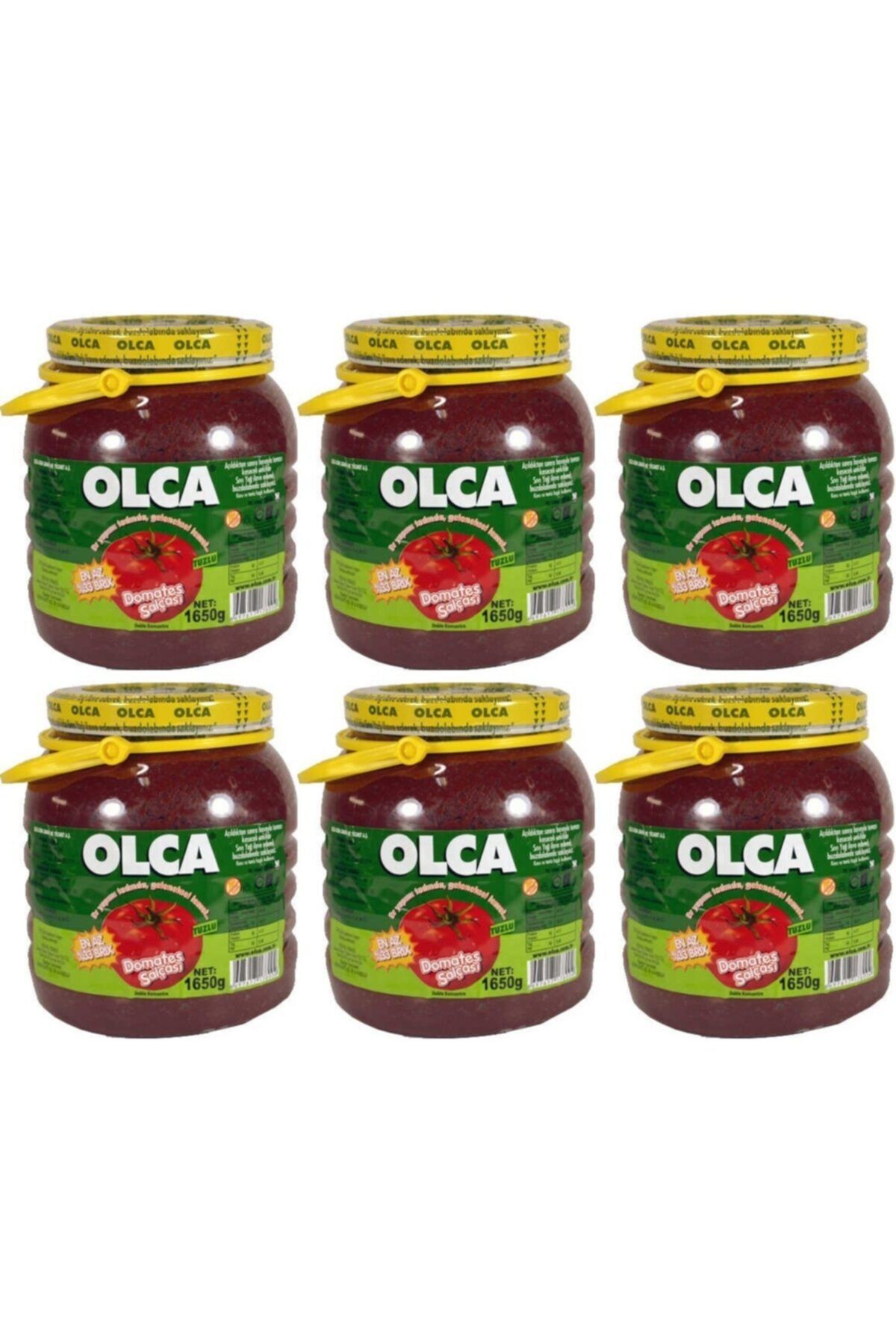 Olca Domates Salçası 1650 gr 6 Adet