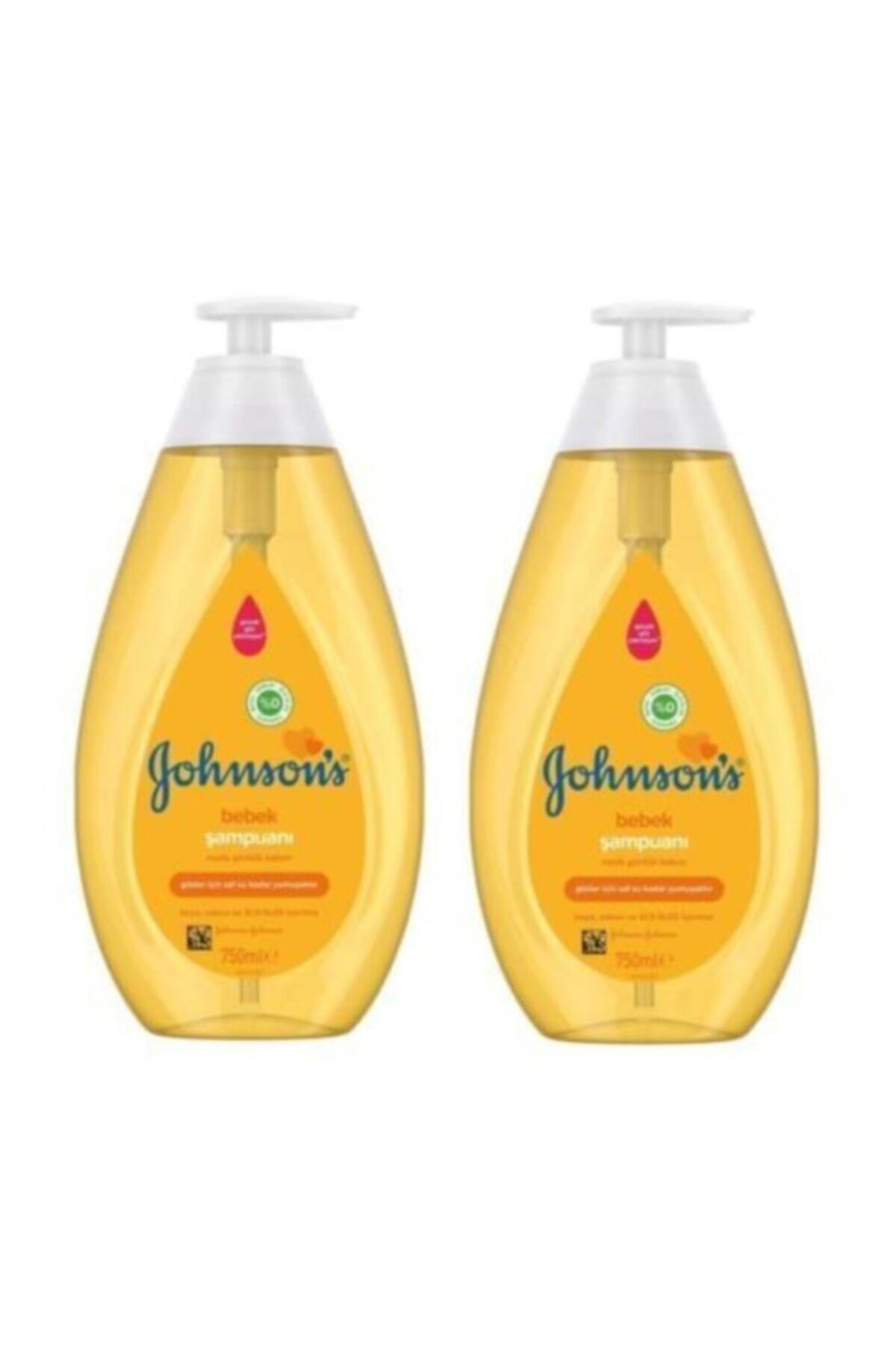 Johnson & Johnson Johnson's Baby Şampuan 750 ml Bebek Şampuanı X2