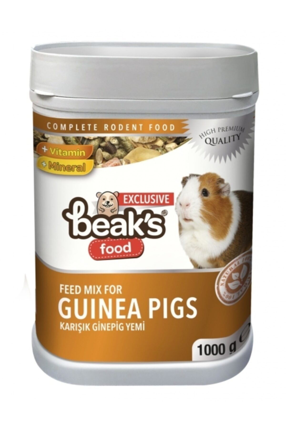 Beaks Beak's Gine Pig Kemirgen Yemi 1000gr