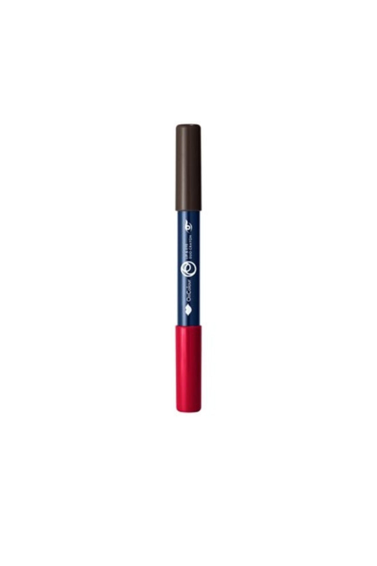 Oriflame Oncolour Çift Taraflı Dudak Ve Göz Kalemi 1,5 Gr 38786 Red Jet Black