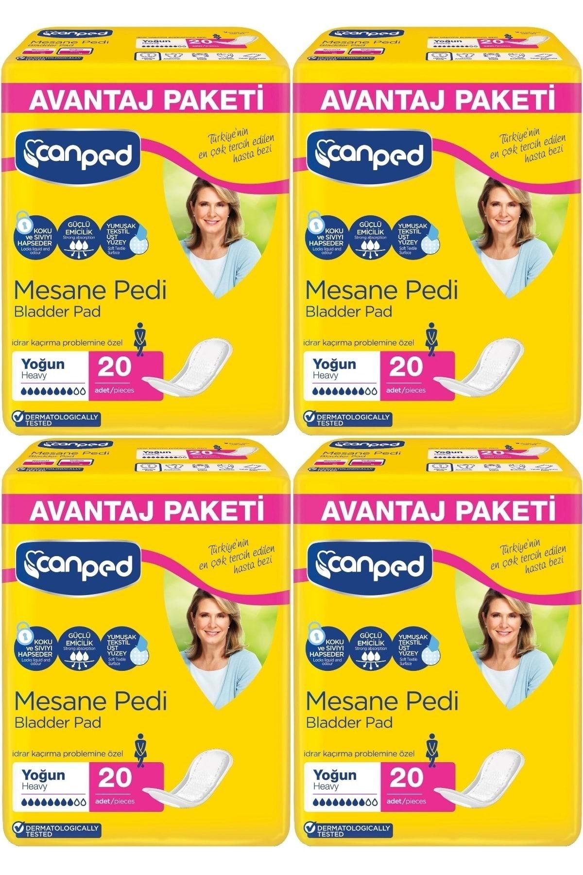 Canped Mesane Pedi Avantaj Pk Klasik L-büyük Boy Yoğun 80 Adet