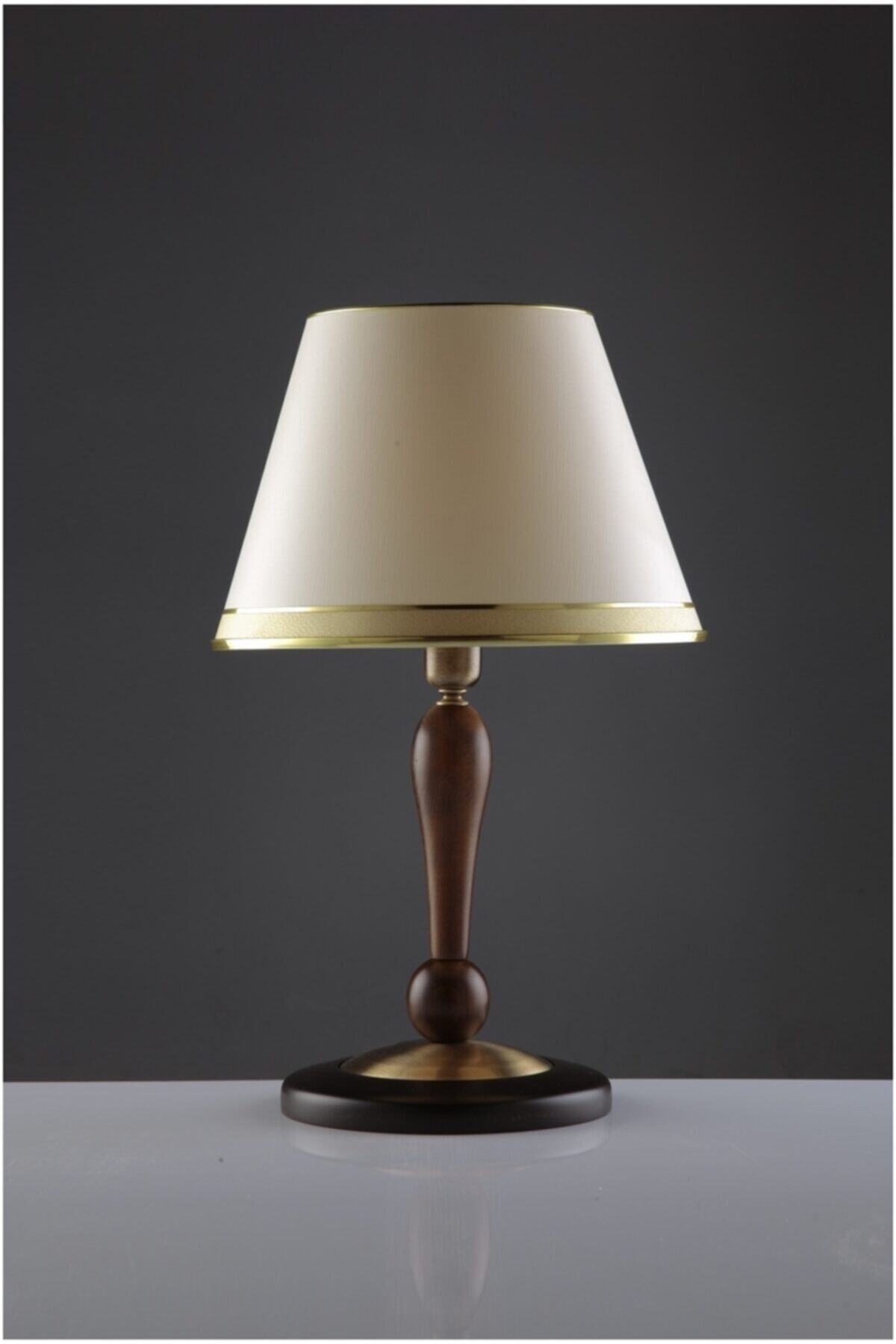 Avonni Avonnı Hml-9046-1e Eskitme Kaplama Masa Lambası E27 Metal Ahşap 35cm