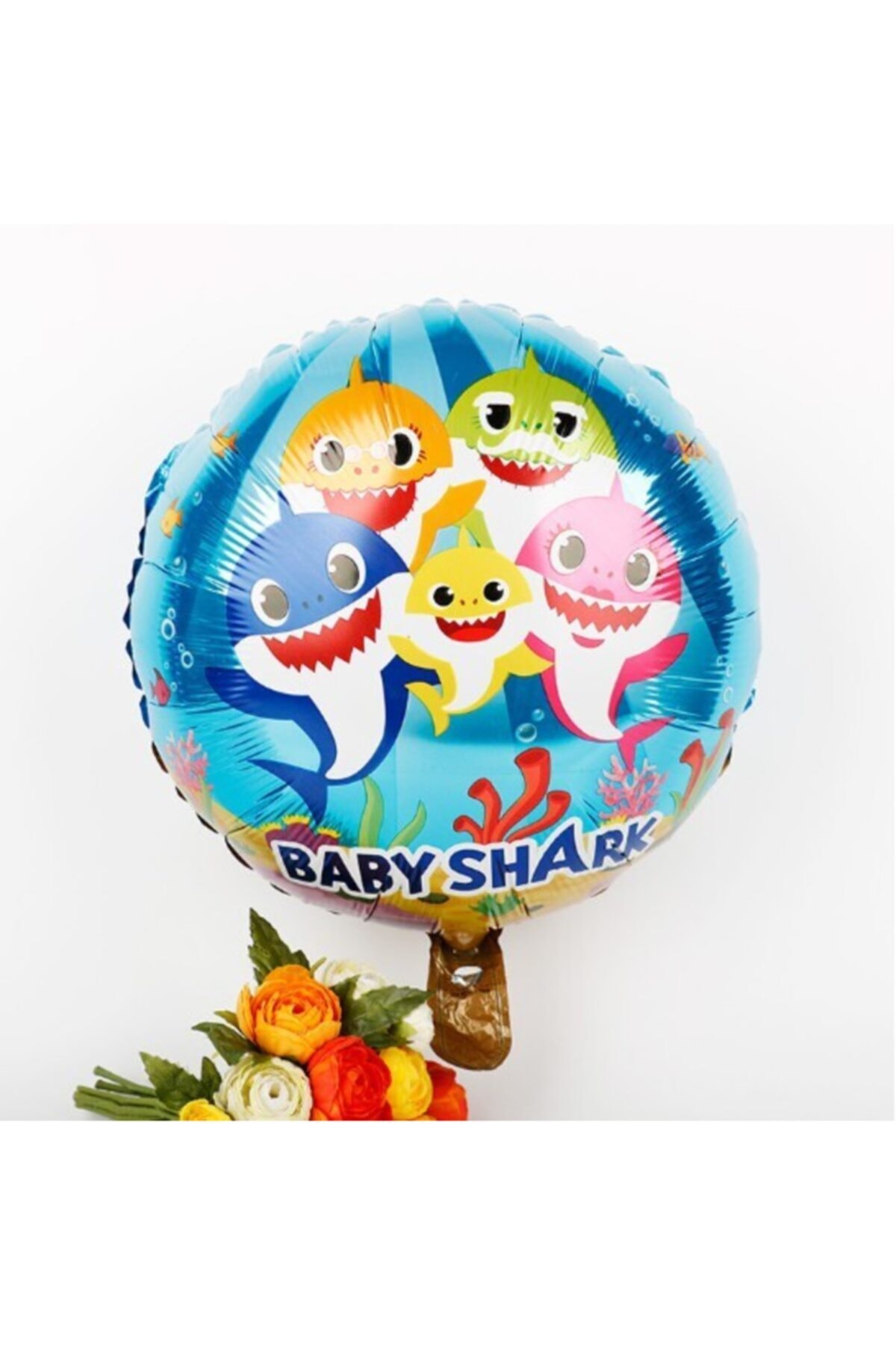 Parti Feneri Baby Shark Folyo Balon 45 Cm