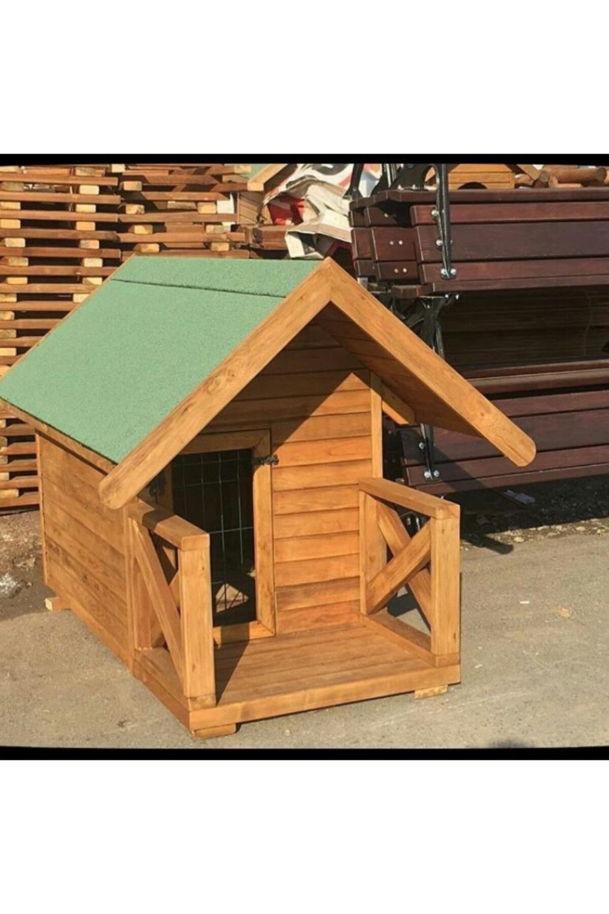 dost ahşap Köpek Kulübeleri